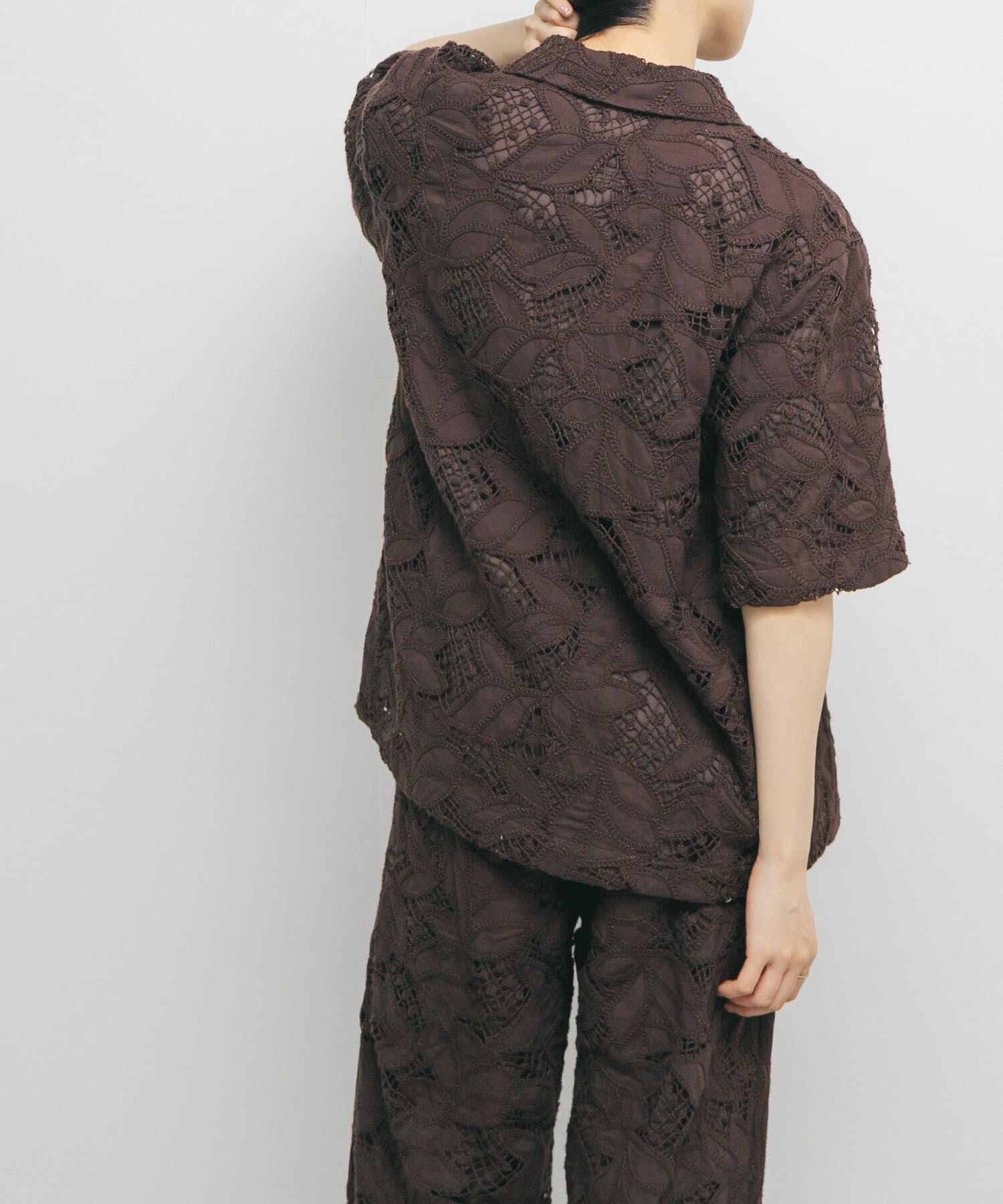  「ケミカルレースBIGシャツ」|シャツ・ブラウス|