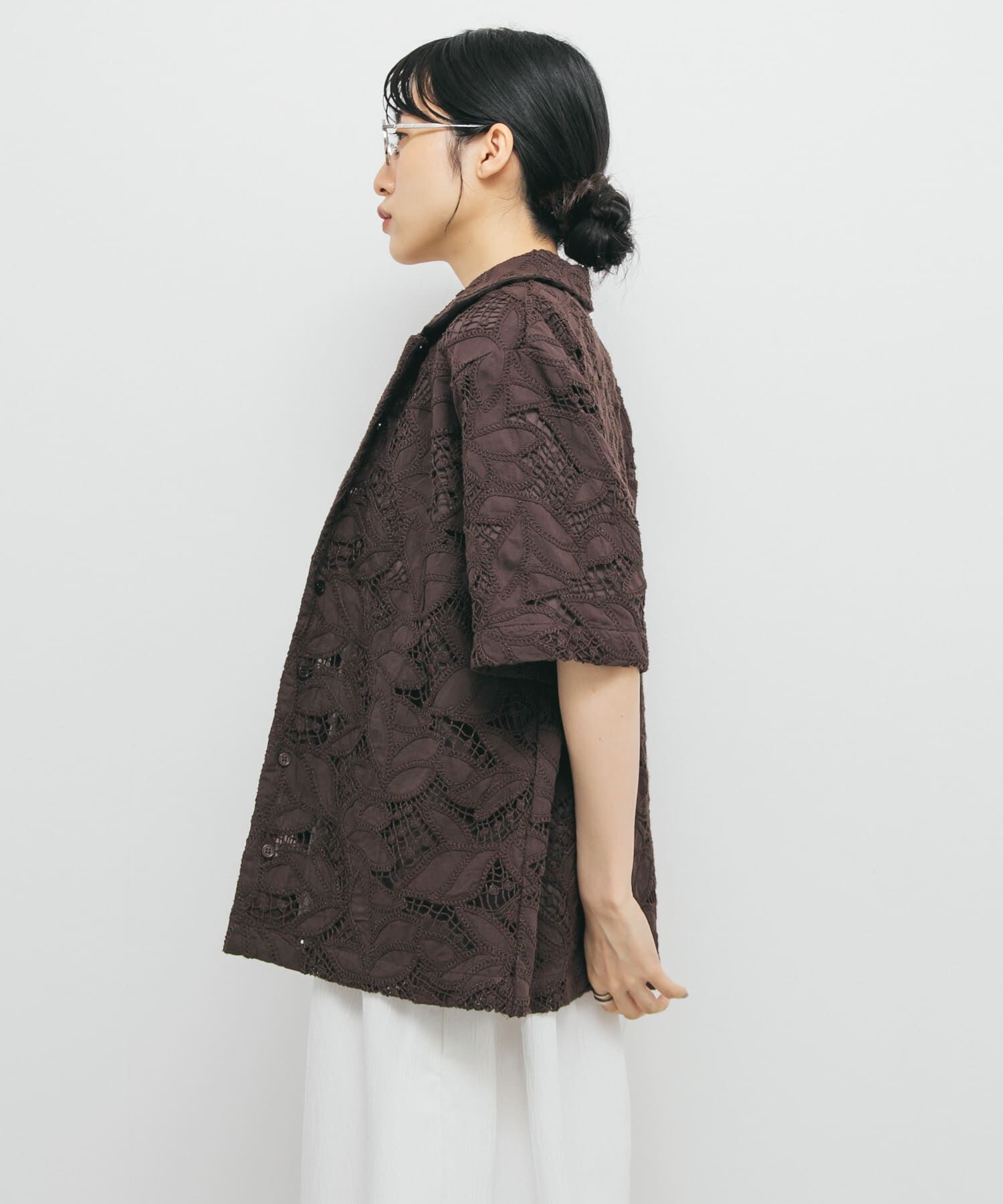  「ケミカルレースBIGシャツ」|シャツ・ブラウス|