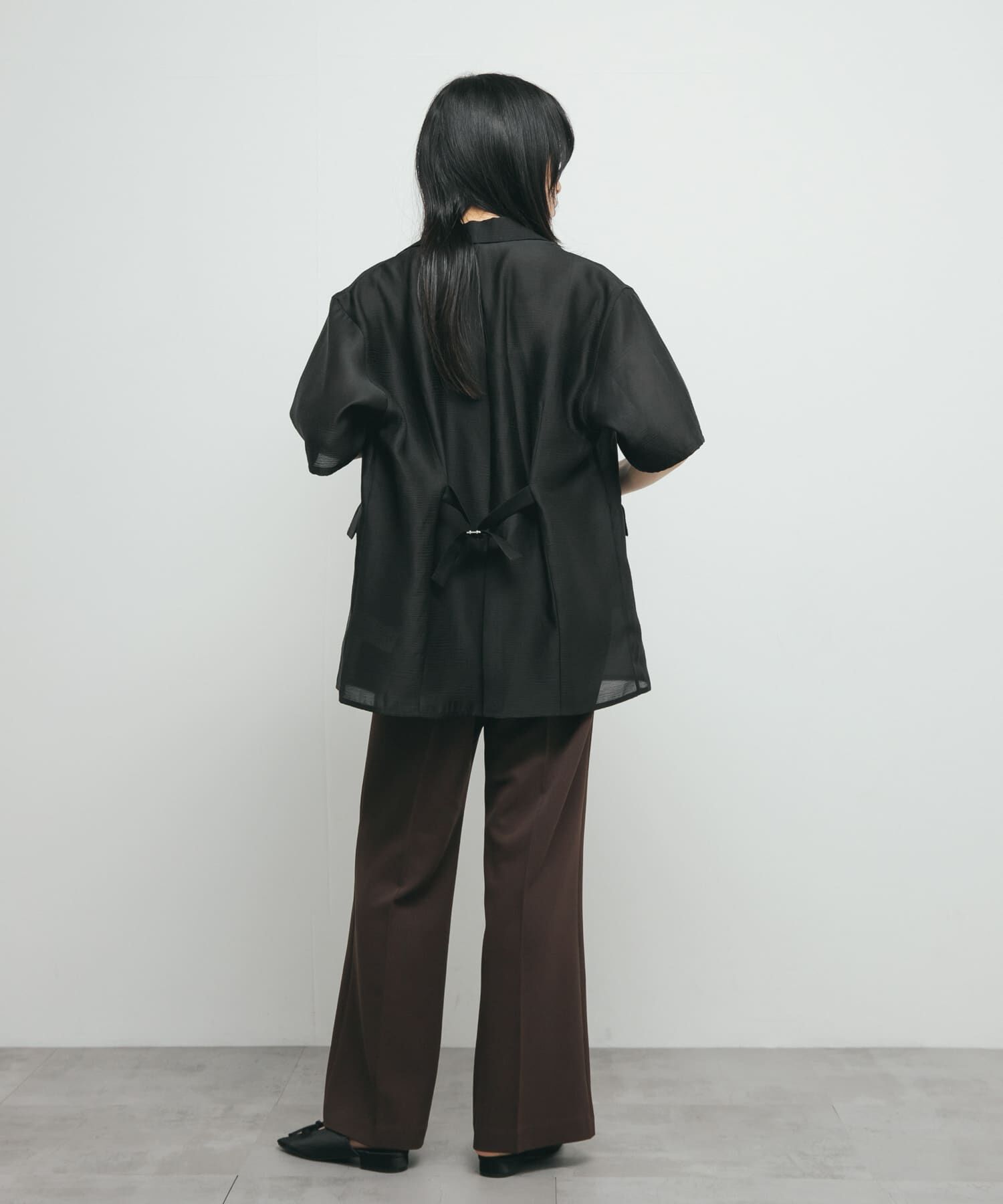  「『2サイズ展開』スリムフレアパンツ」|その他|