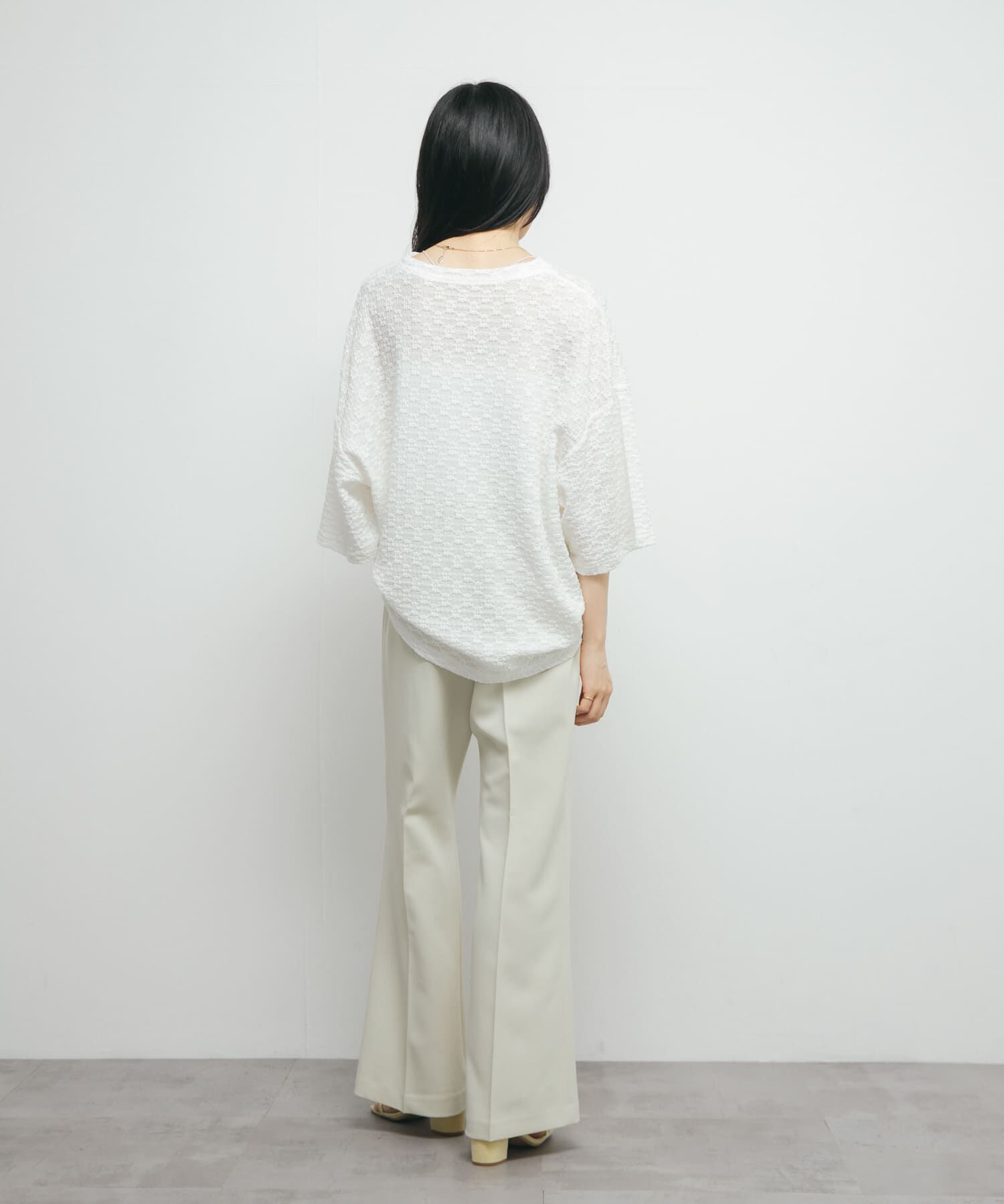  「『2サイズ展開』スリムフレアパンツ」|その他|