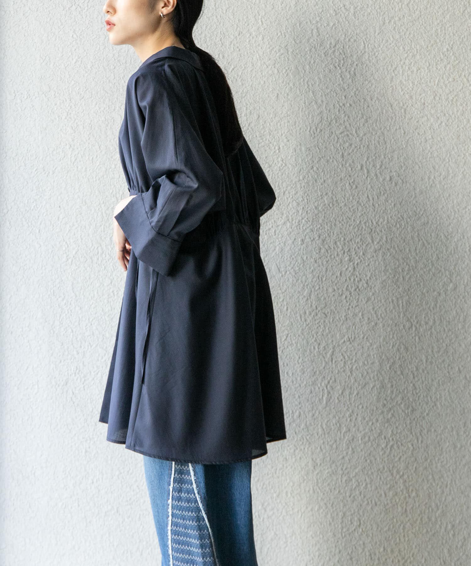  「カーブギャザーミニワンピース」|ワンピース|