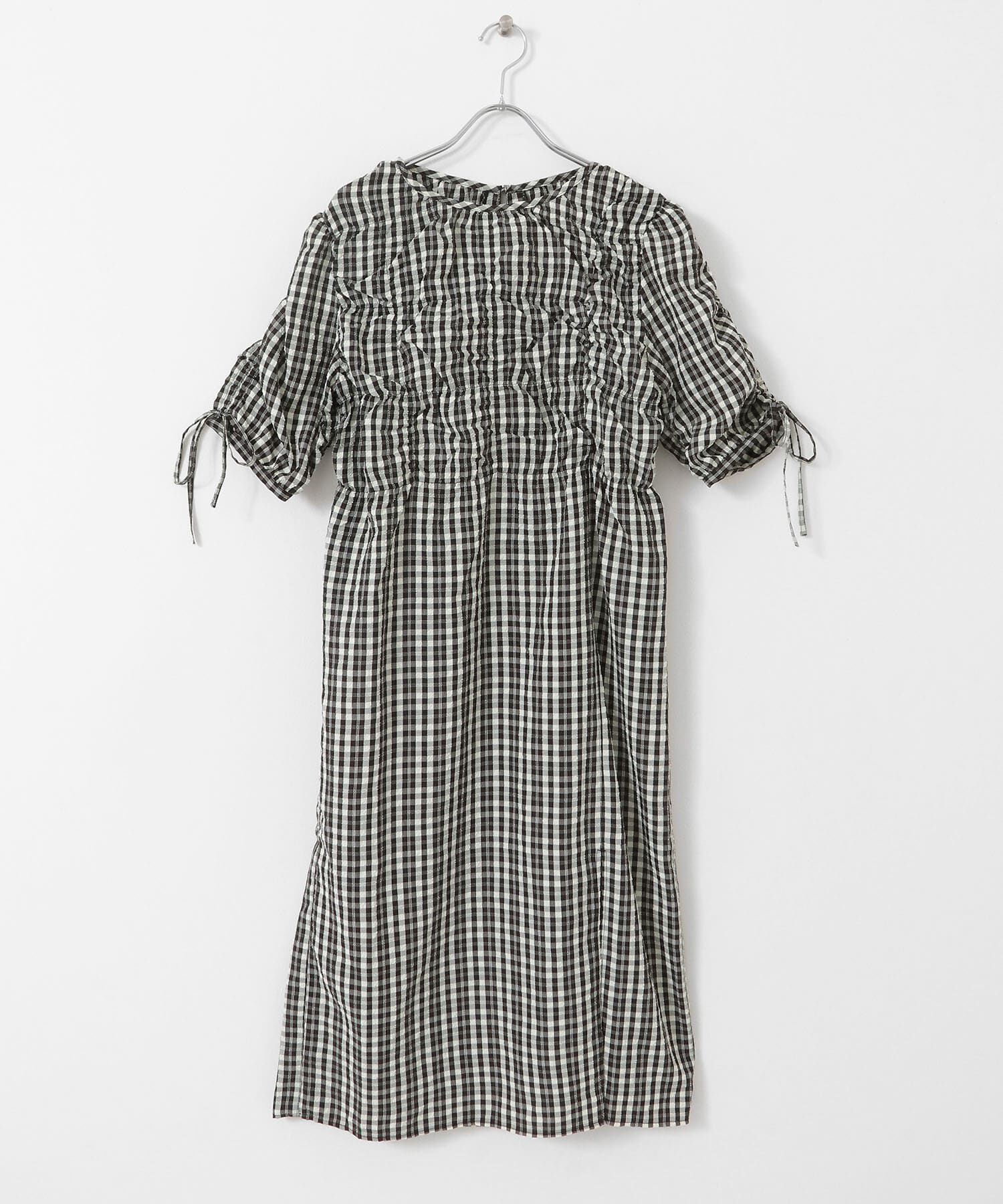  「ランダムシャーリングチェックワンピース」|ワンピース|