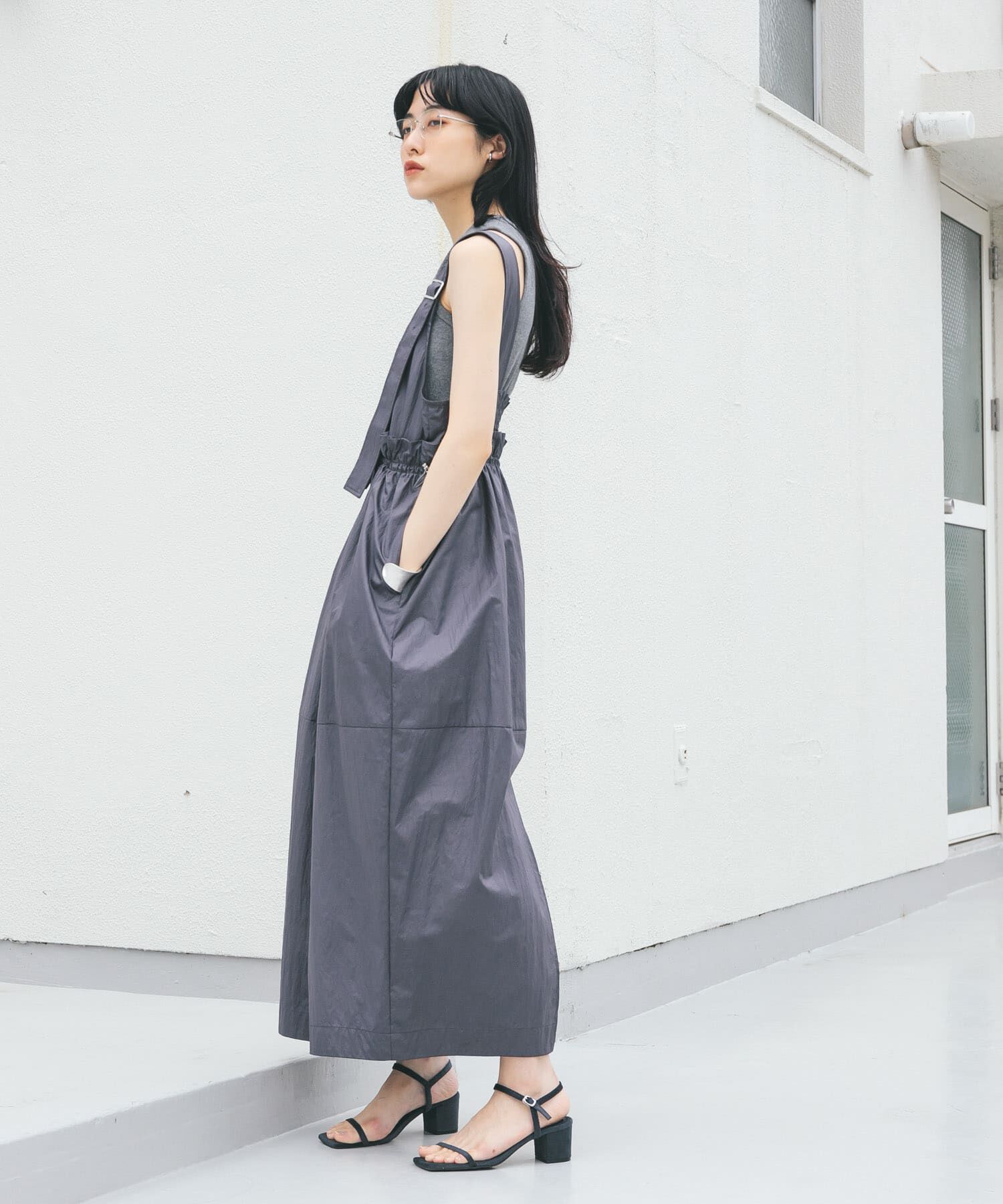  「ミリタリージャンパースカート」|ワンピース|