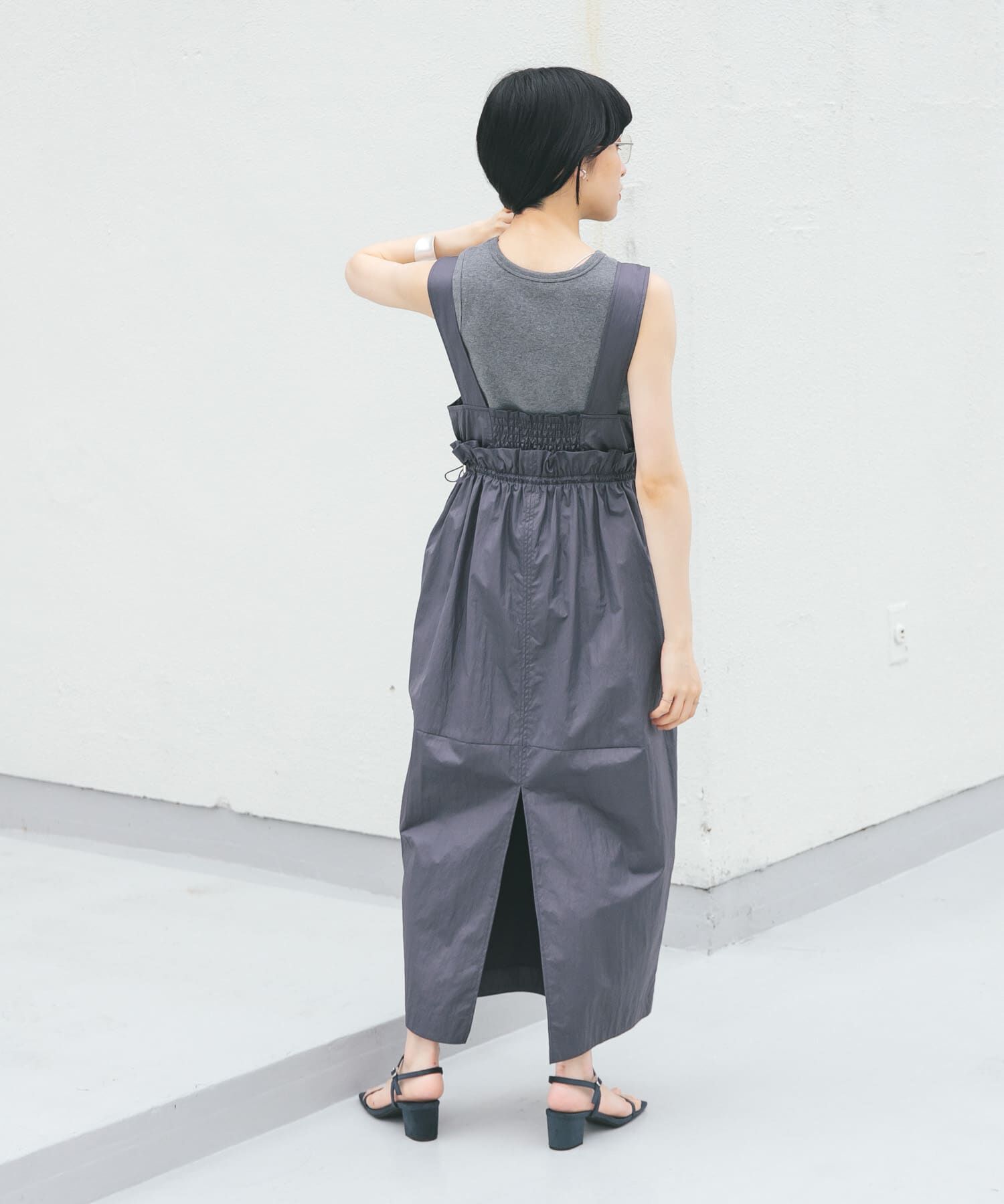  「ミリタリージャンパースカート」|ワンピース|