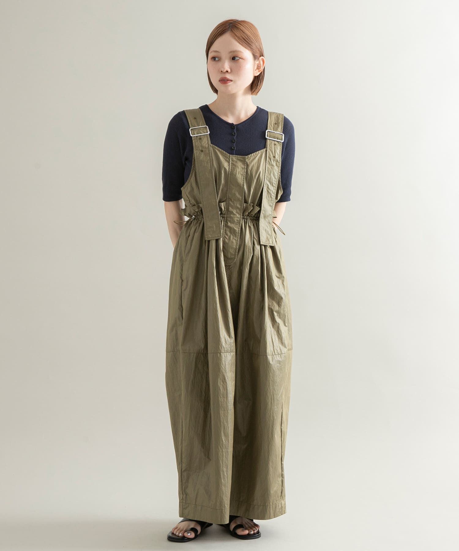  「ミリタリージャンパースカート」|ワンピース|