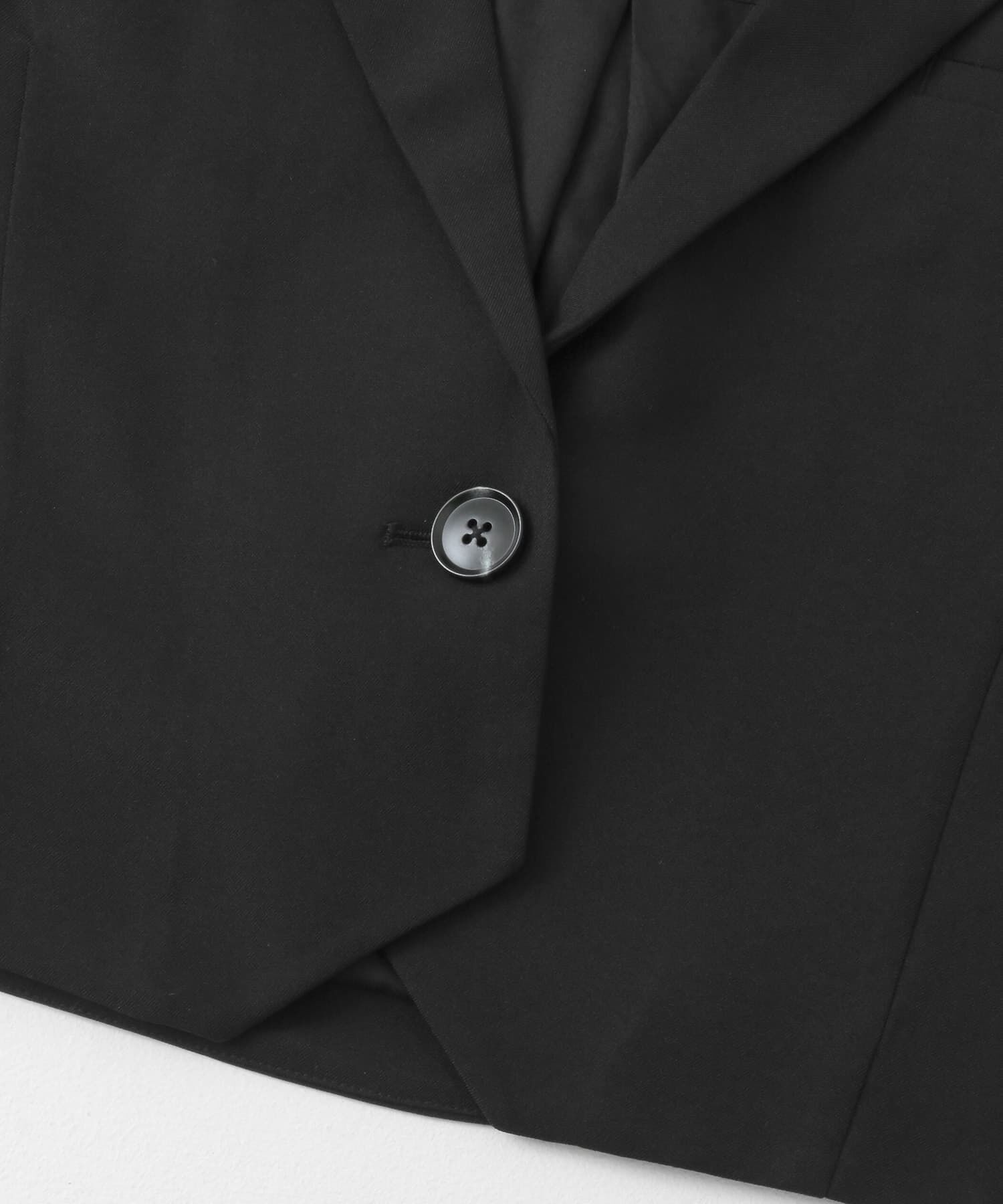  「ルーズテーラードベスト」|ノーカラーコート|