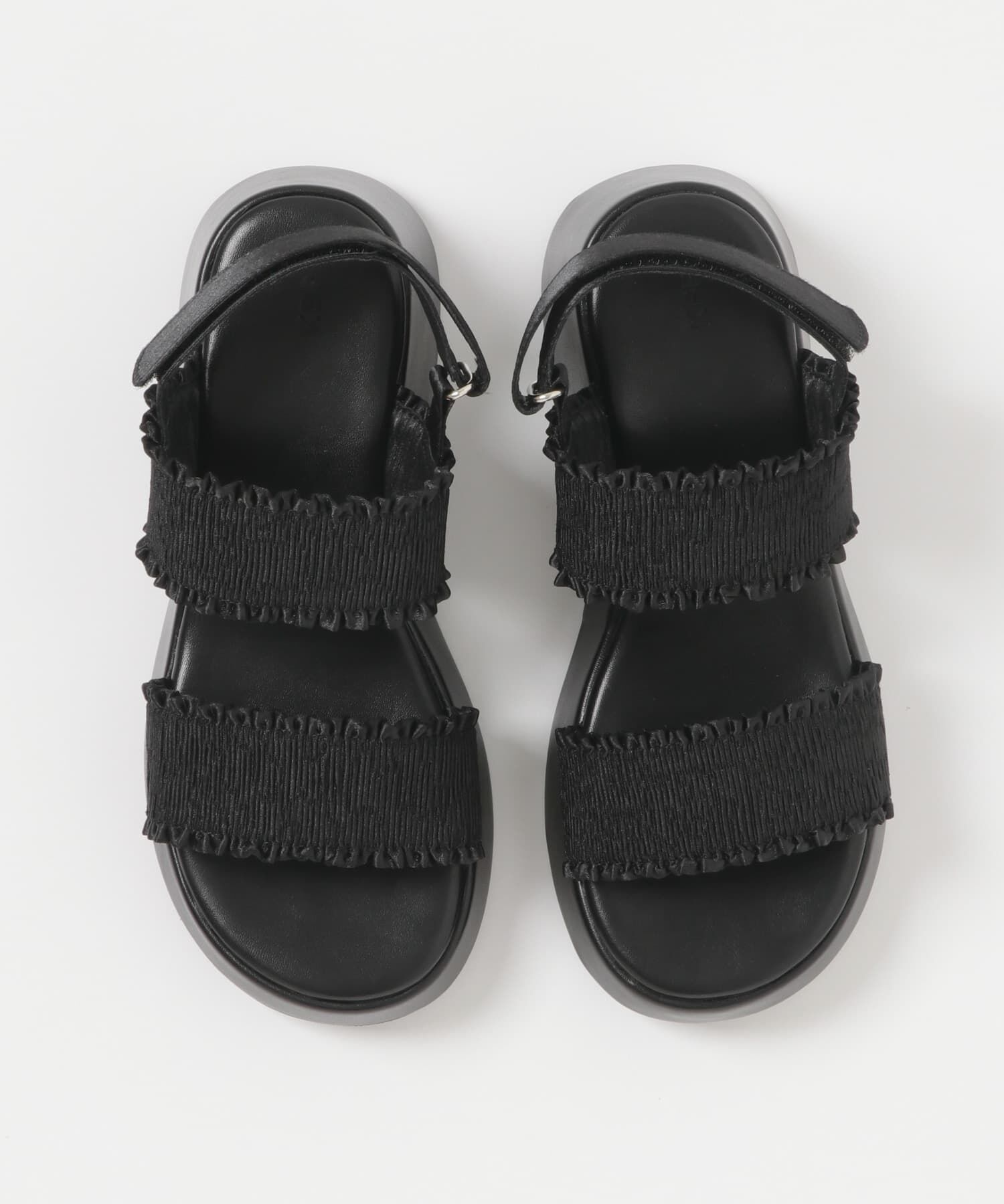  「シャーリングベルトサンダル」|サンダル|