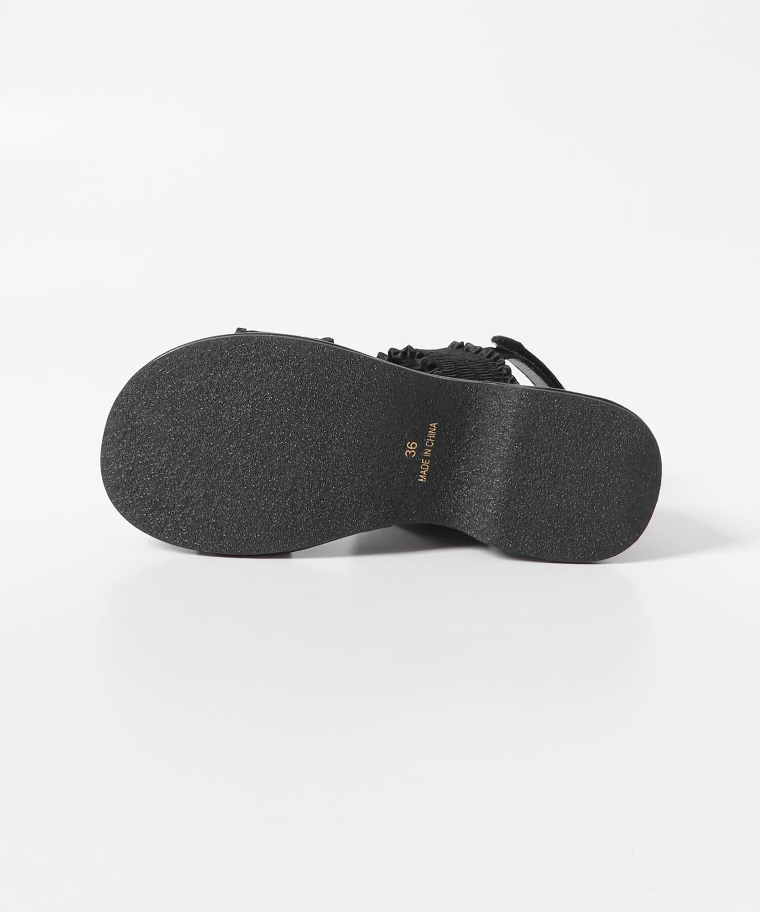  「シャーリングベルトサンダル」|サンダル|