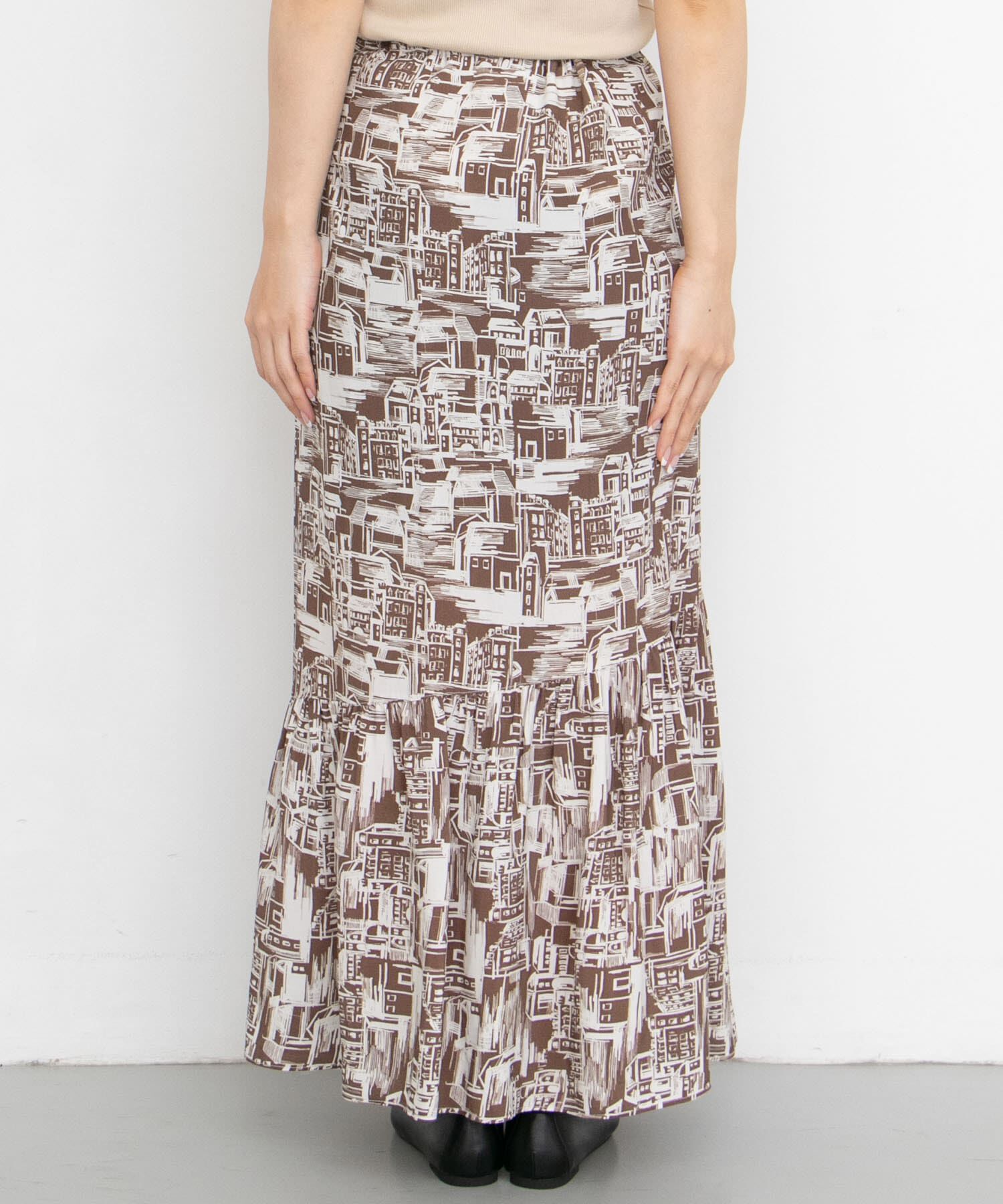  「townプリントマルチWAYスカート&there4;」|スカート|