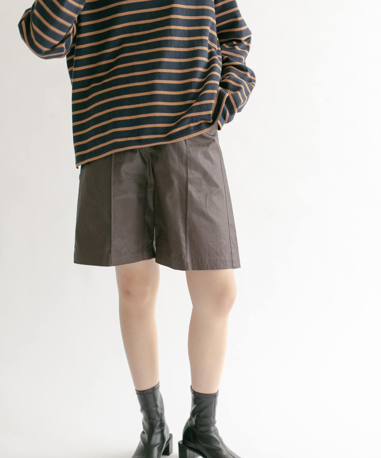  「ハイウエストコーティングショートパンツ」|その他|