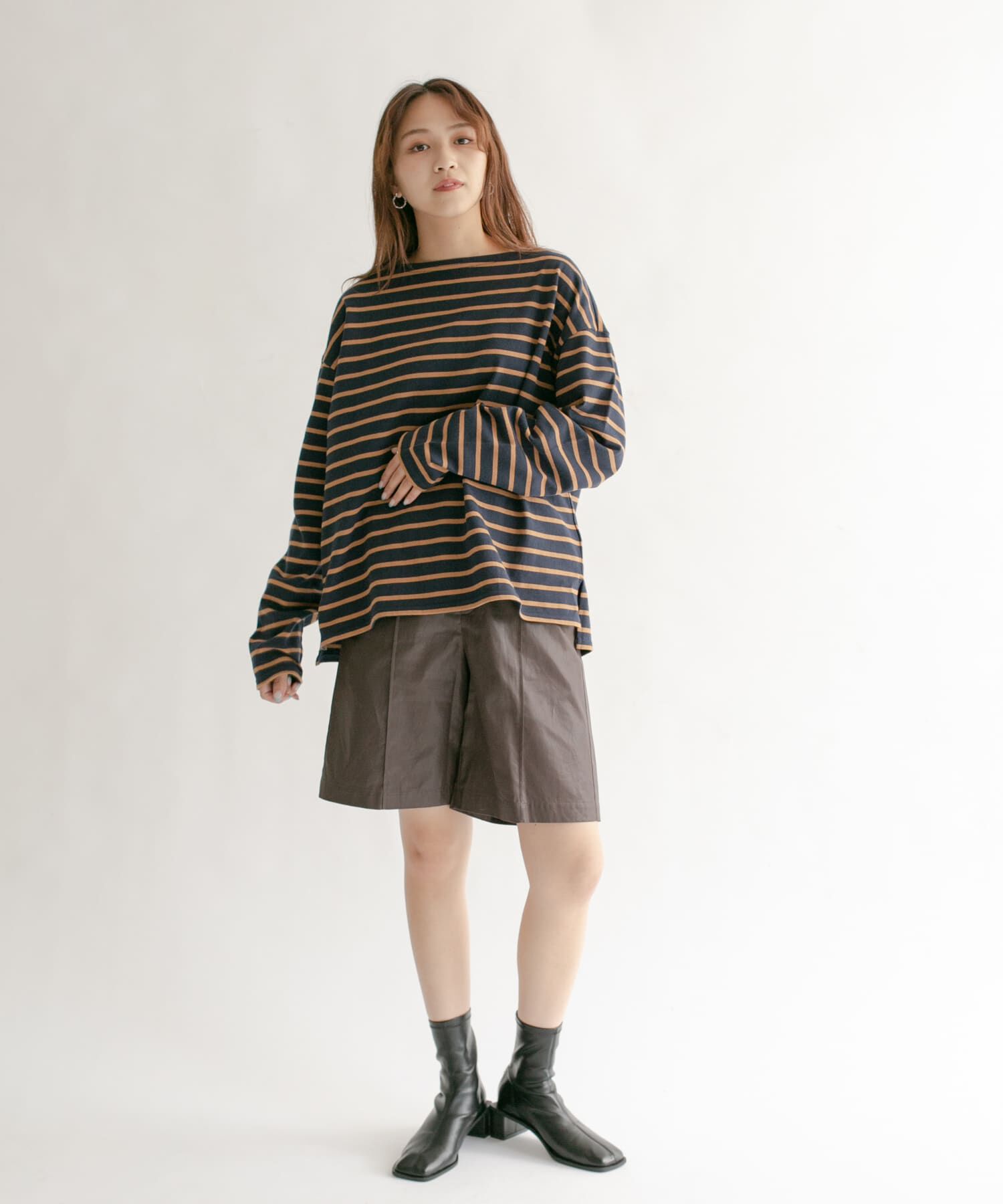  「ハイウエストコーティングショートパンツ」|その他|