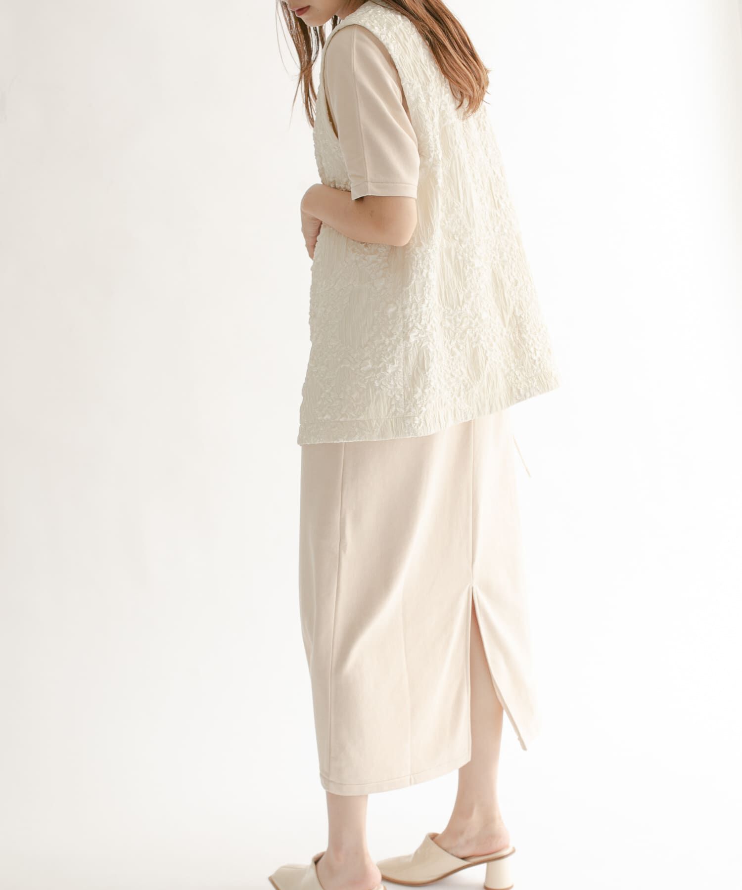  「スエードロングワンピース」|ワンピース|