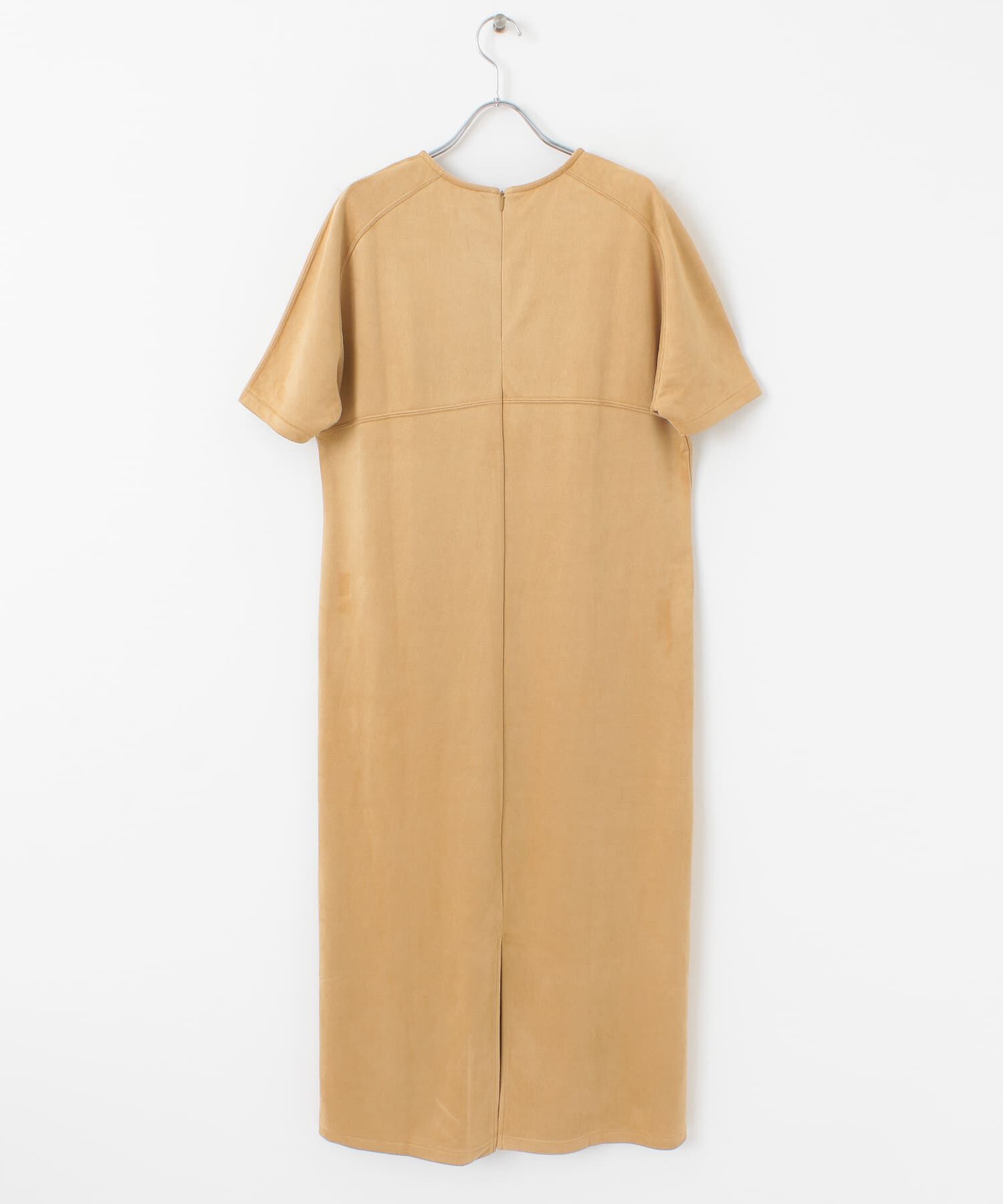  「スエードロングワンピース」|ワンピース|