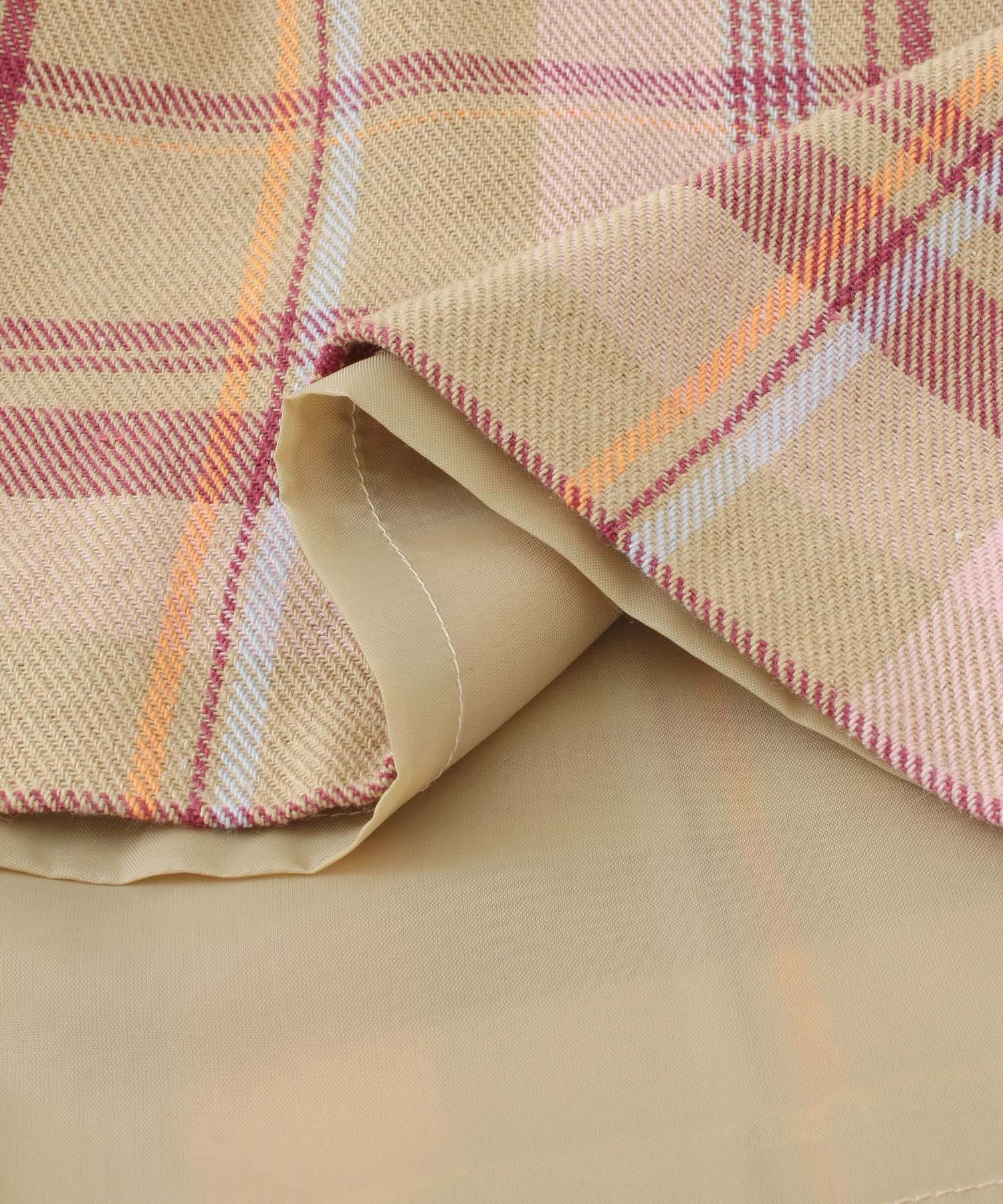  「チェックIラインミディスカート」|スカート|