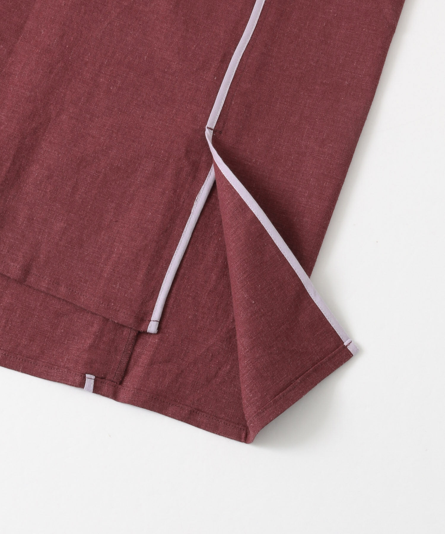  「カラーパイピングスカート」|スカート|