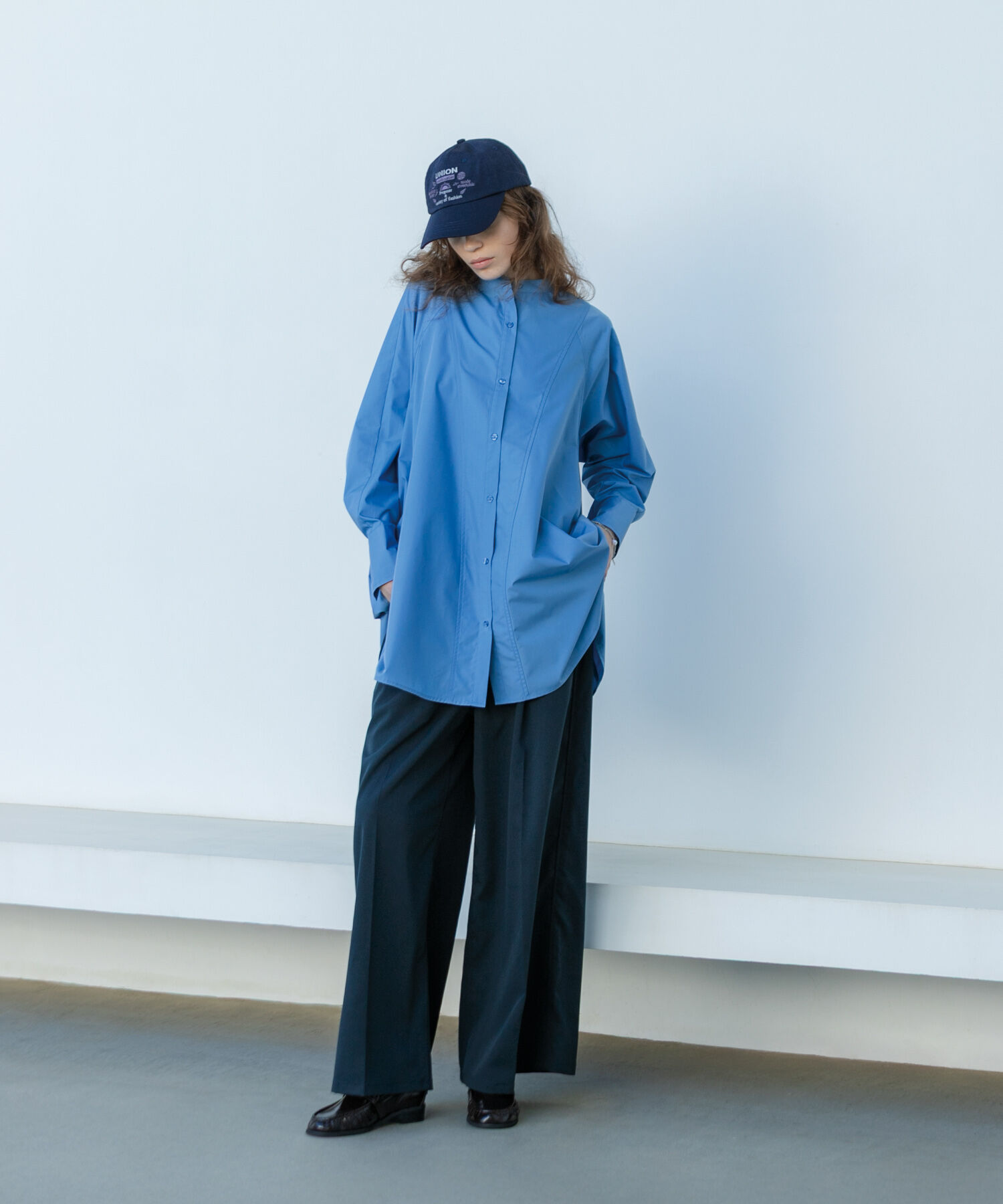  「バイカラーエンブロイダリーCAP」|キャップ・キャスケット|