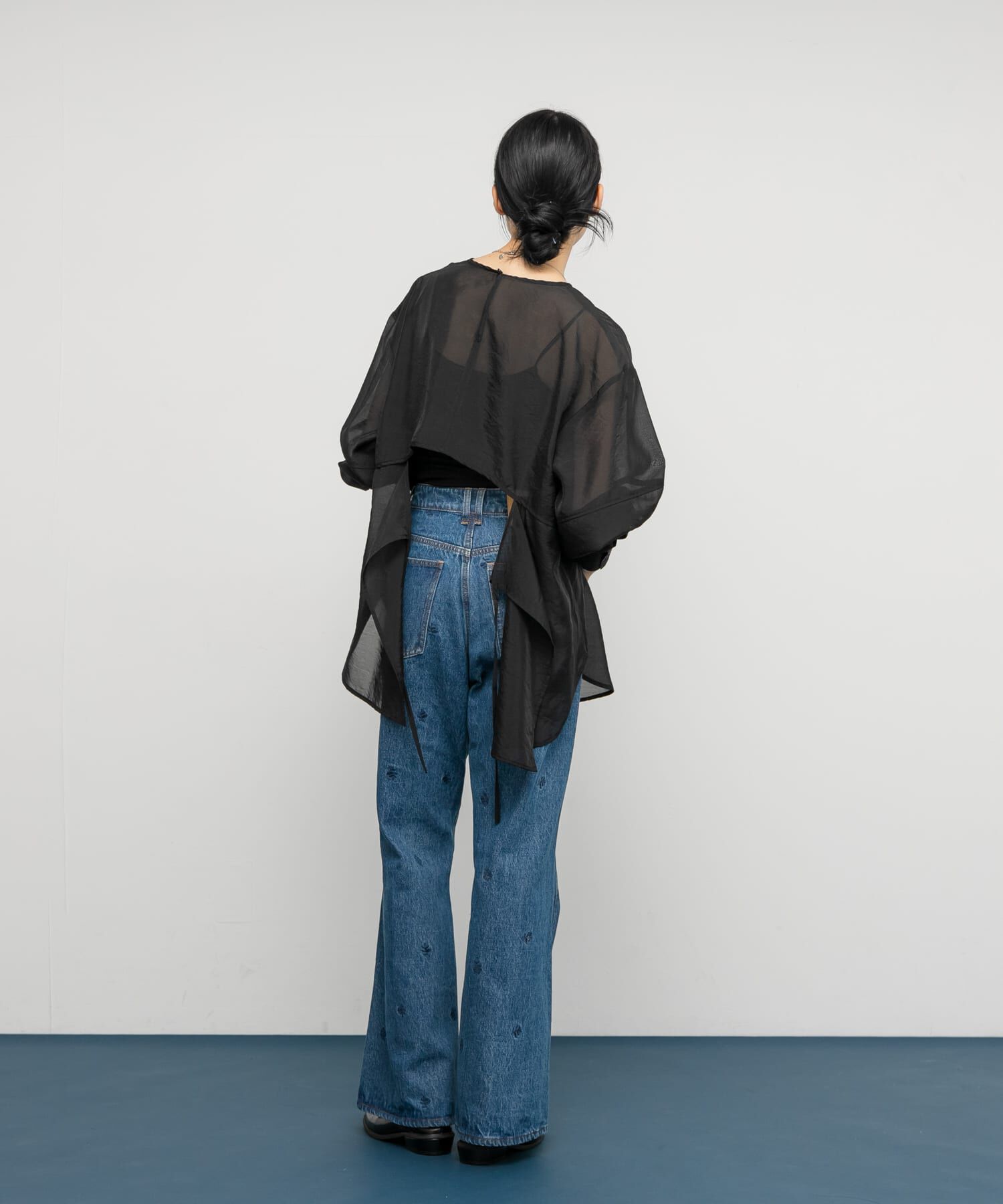  「バックデザインシアーブラウス」|シャツ・ブラウス|