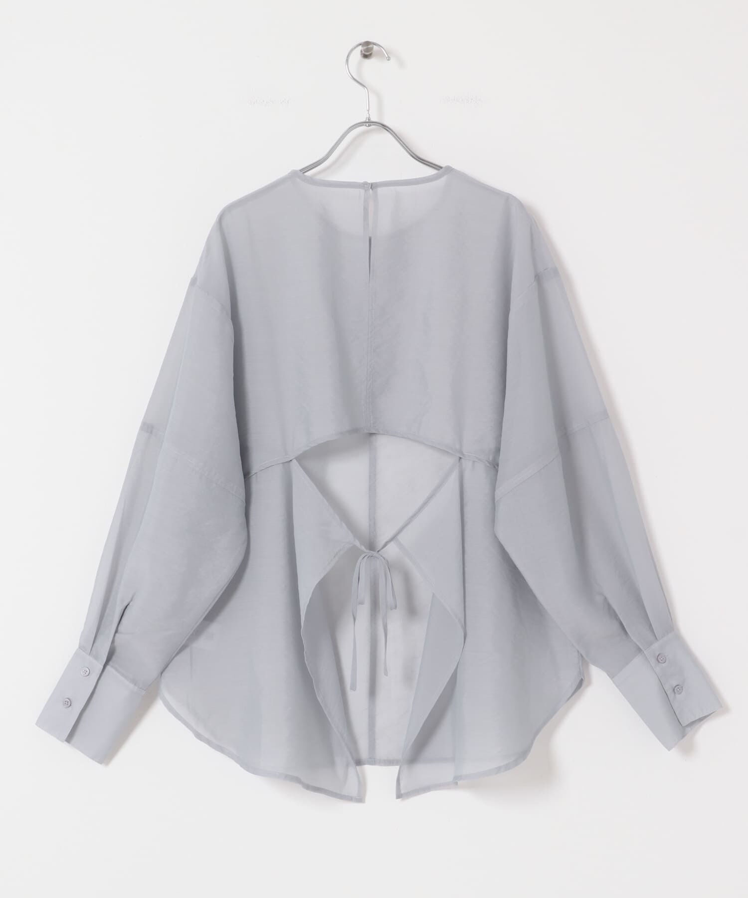 「バックデザインシアーブラウス」|シャツ・ブラウス|