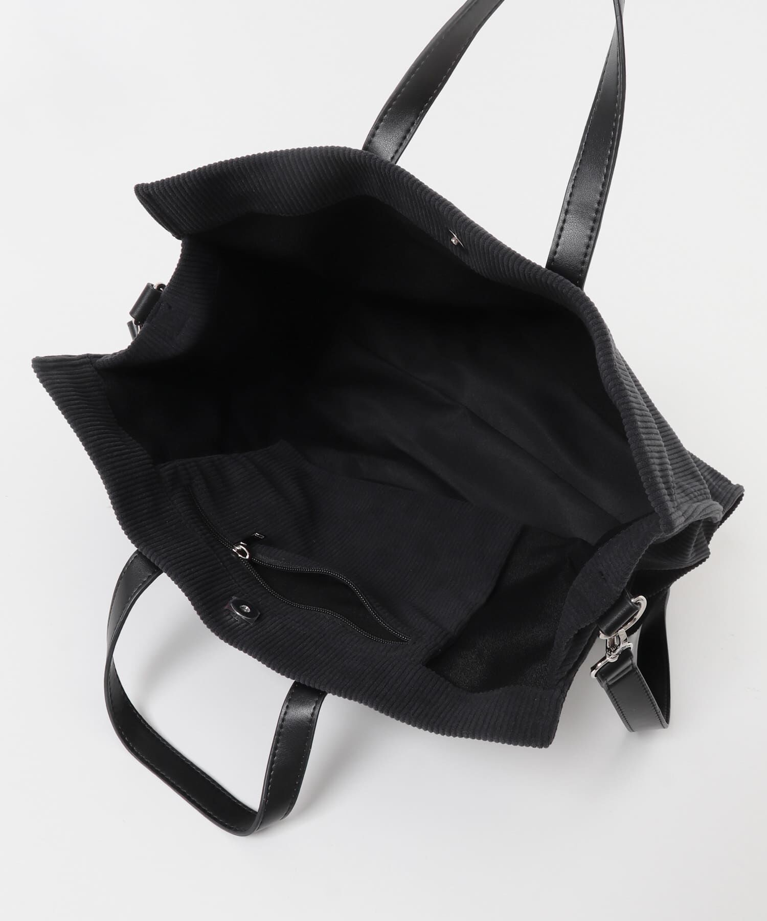  「コーデュロイスクエアビッグBAG」|トートバッグ|