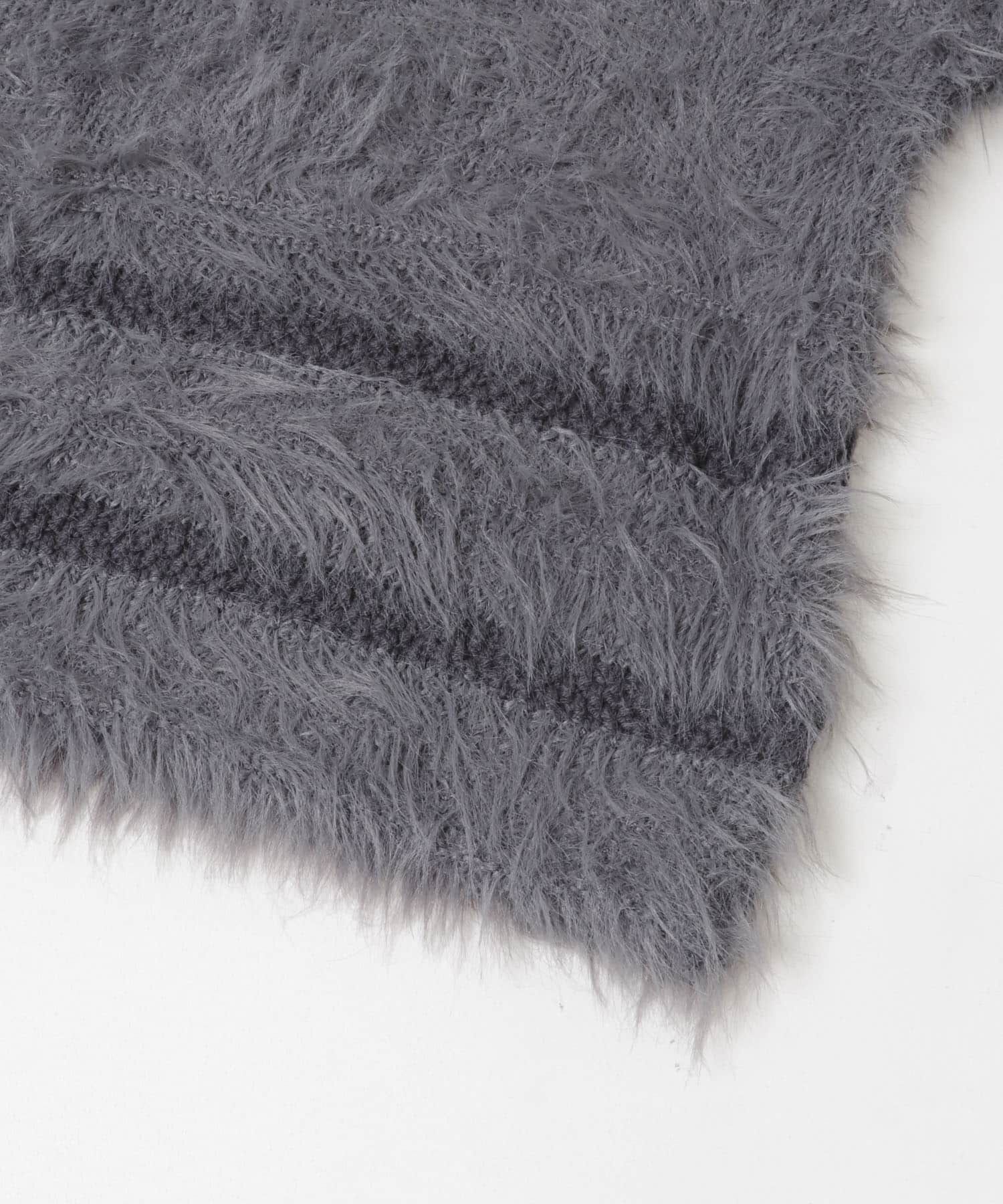  「ラインデザインシャギーニット」|ニット・セーター|