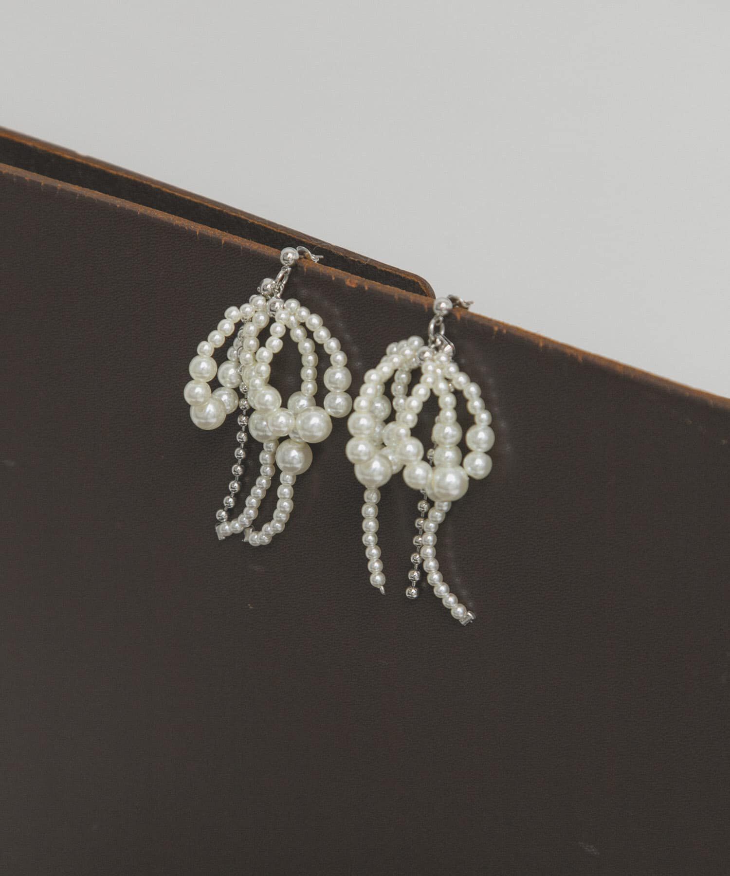  「パールボールピアス」|ピアス|