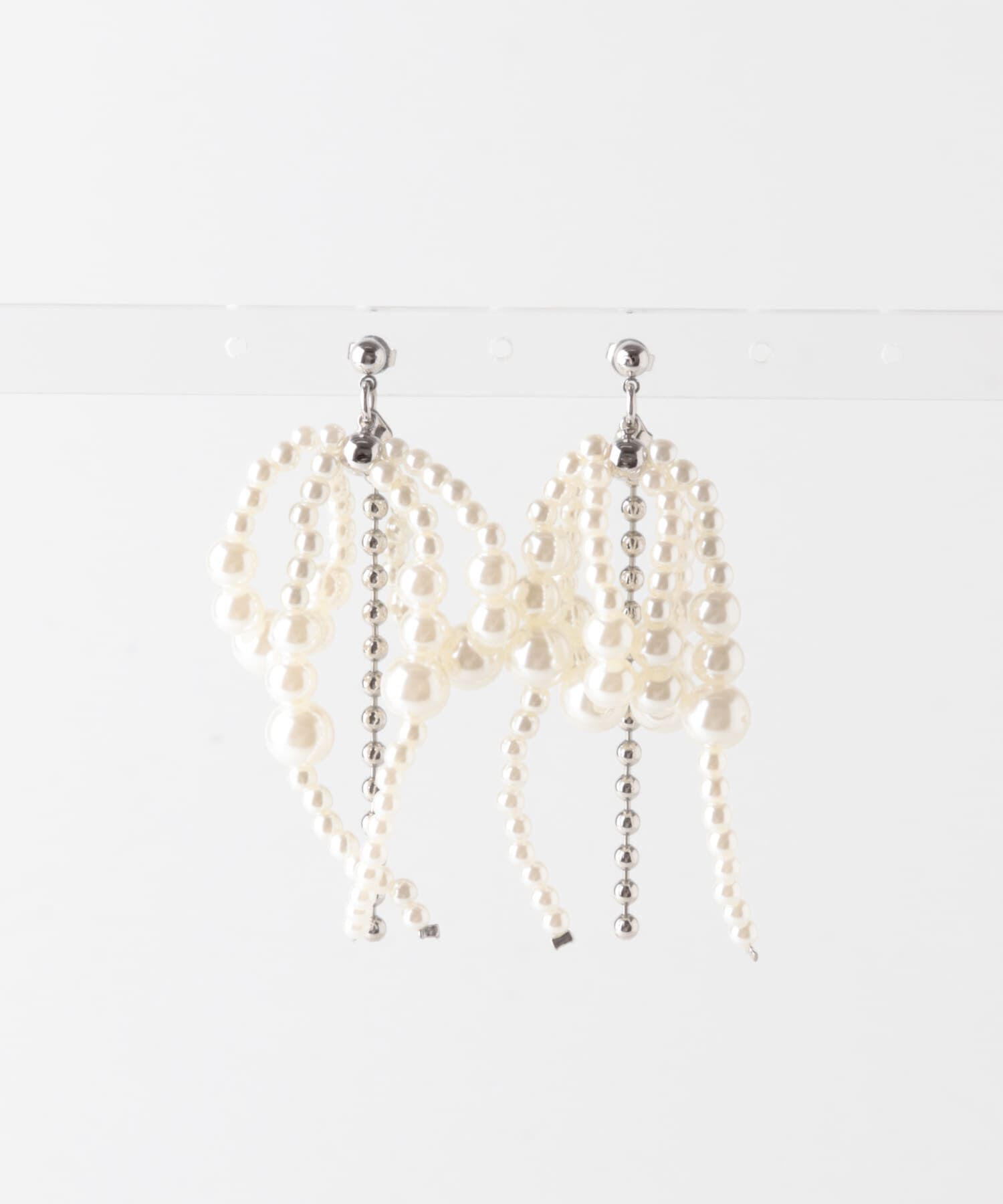  「パールボールピアス」|ピアス|
