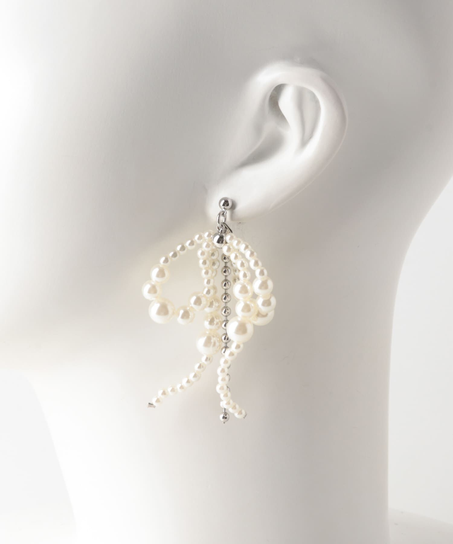  「パールボールピアス」|ピアス|