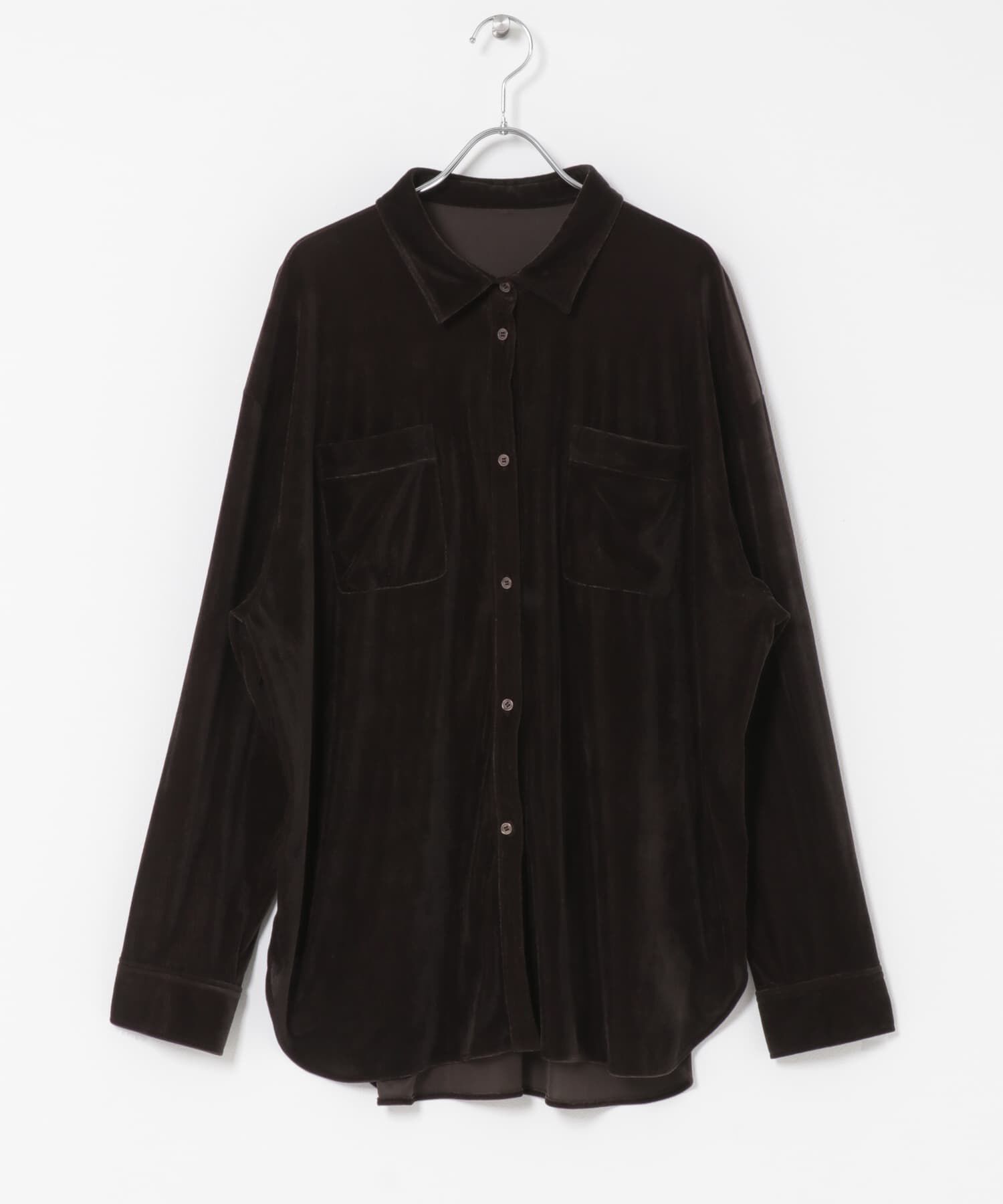  「シアーベロアルーズシャツ」|シャツ・ブラウス|