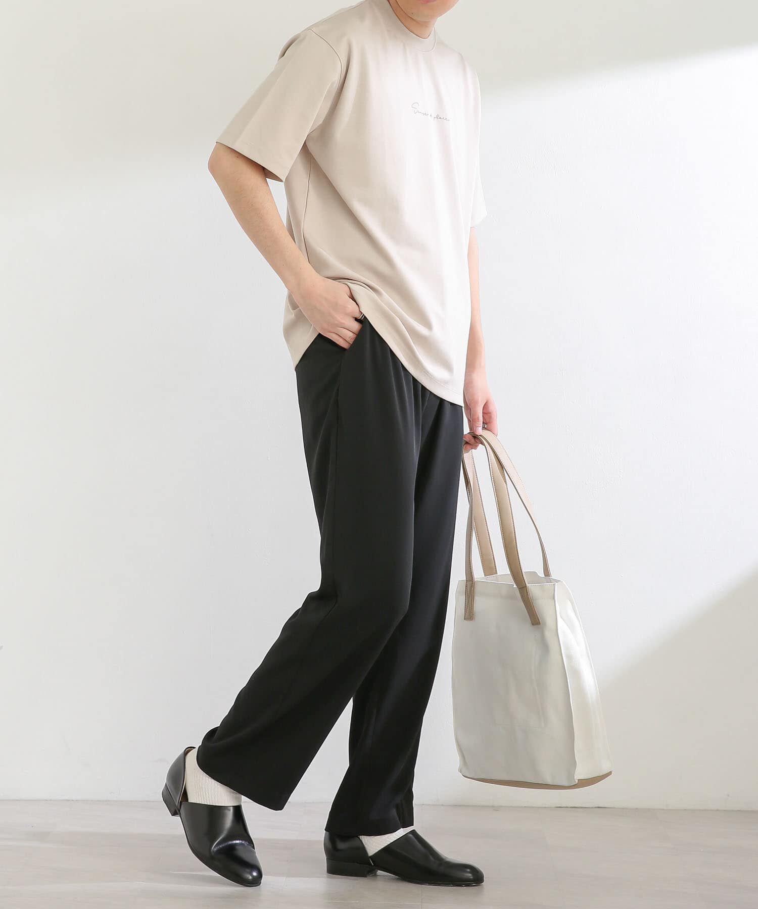 SENSE OF PLACE by URBAN RESEARCH「シシュウポンチTシャツ(5分袖)」|Tシャツ・カットソー|