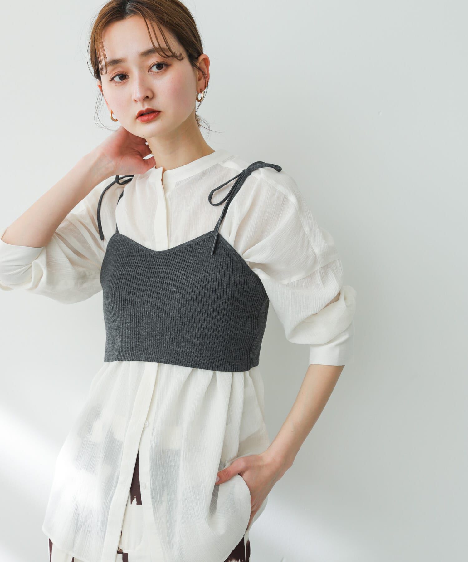 SENSE OF PLACE by URBAN RESEARCH「リブニットビスチェ」|その他|