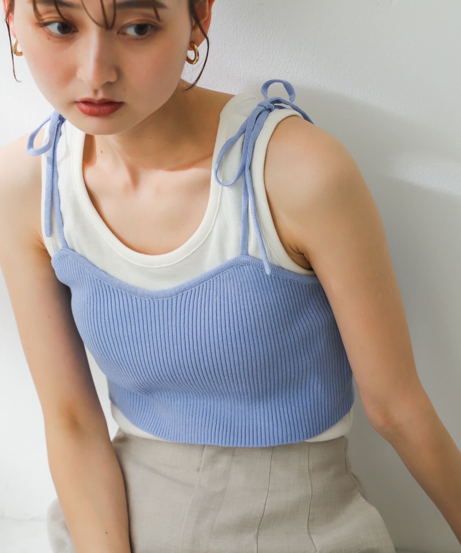 SENSE OF PLACE by URBAN RESEARCH「リブニットビスチェ」|その他|