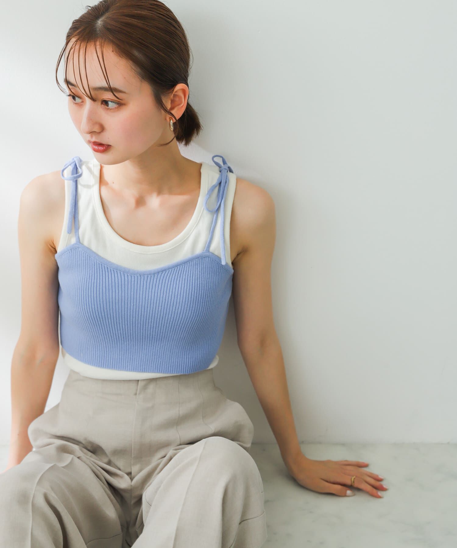 SENSE OF PLACE by URBAN RESEARCH「リブニットビスチェ」|その他|