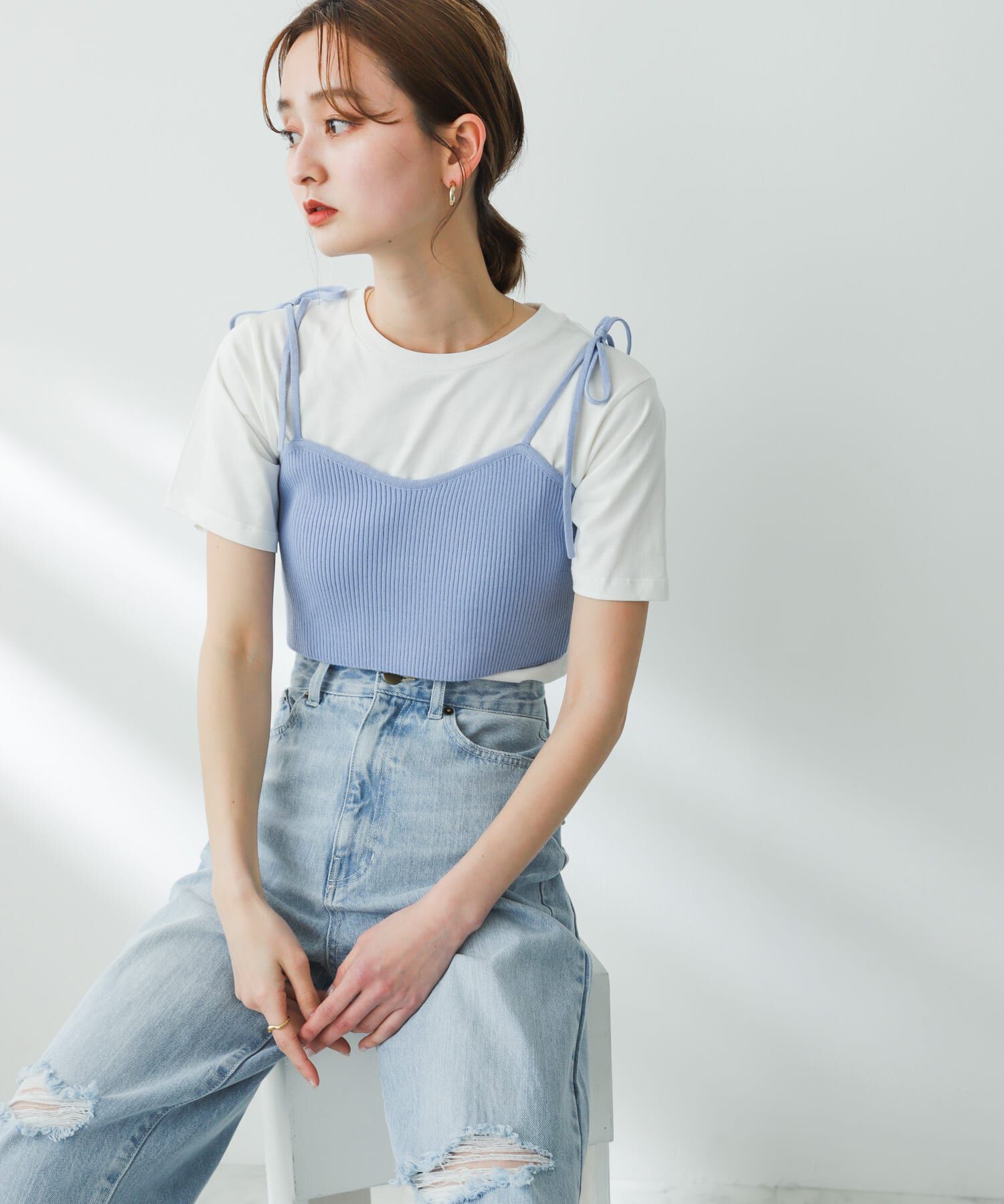 SENSE OF PLACE by URBAN RESEARCH「リブニットビスチェ」|その他|