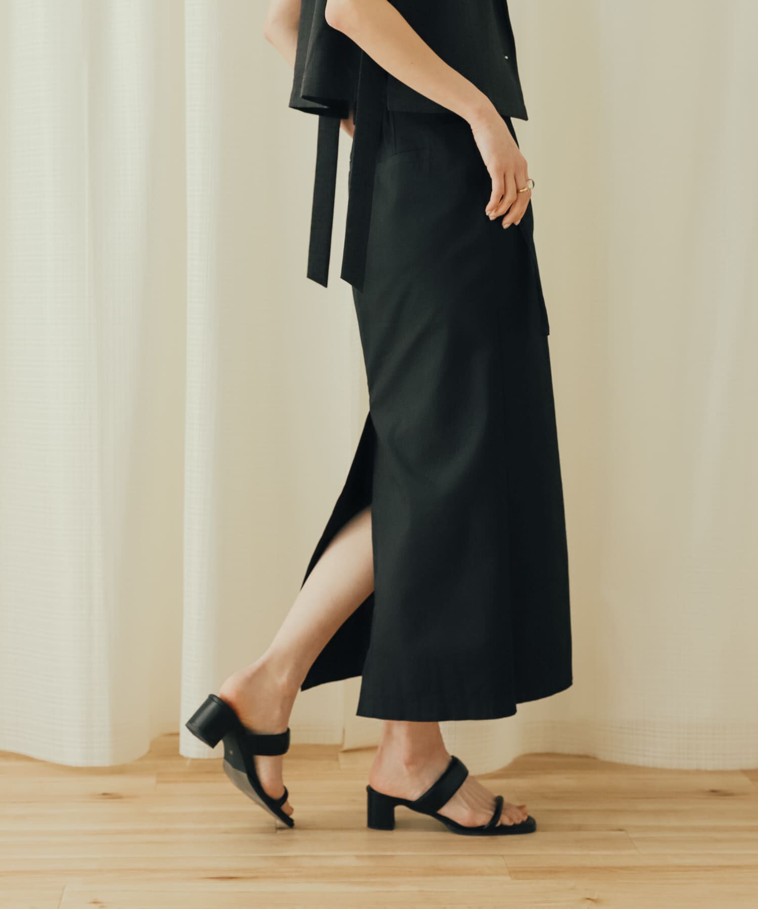 SENSE OF PLACE by URBAN RESEARCH「アシンメトリーハイウエストタイトスカート」|スカート|