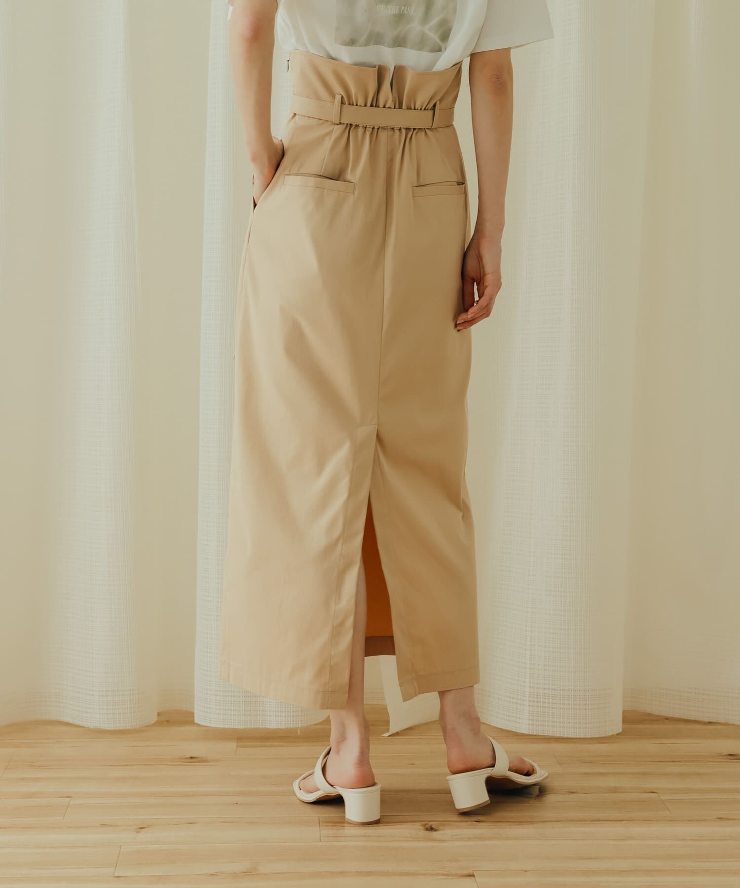 SENSE OF PLACE by URBAN RESEARCH「アシンメトリーハイウエストタイトスカート」|スカート|