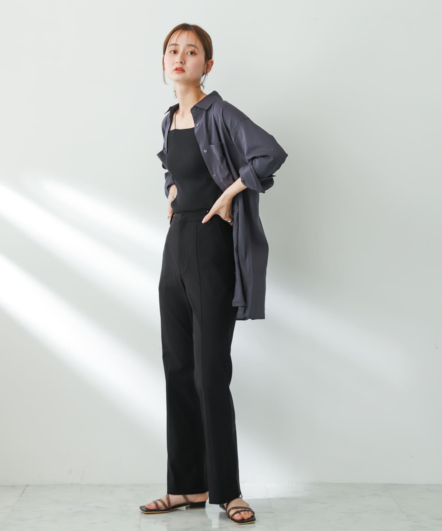 SENSE OF PLACE by URBAN RESEARCH「PVCアシメサンダル」|サンダル|