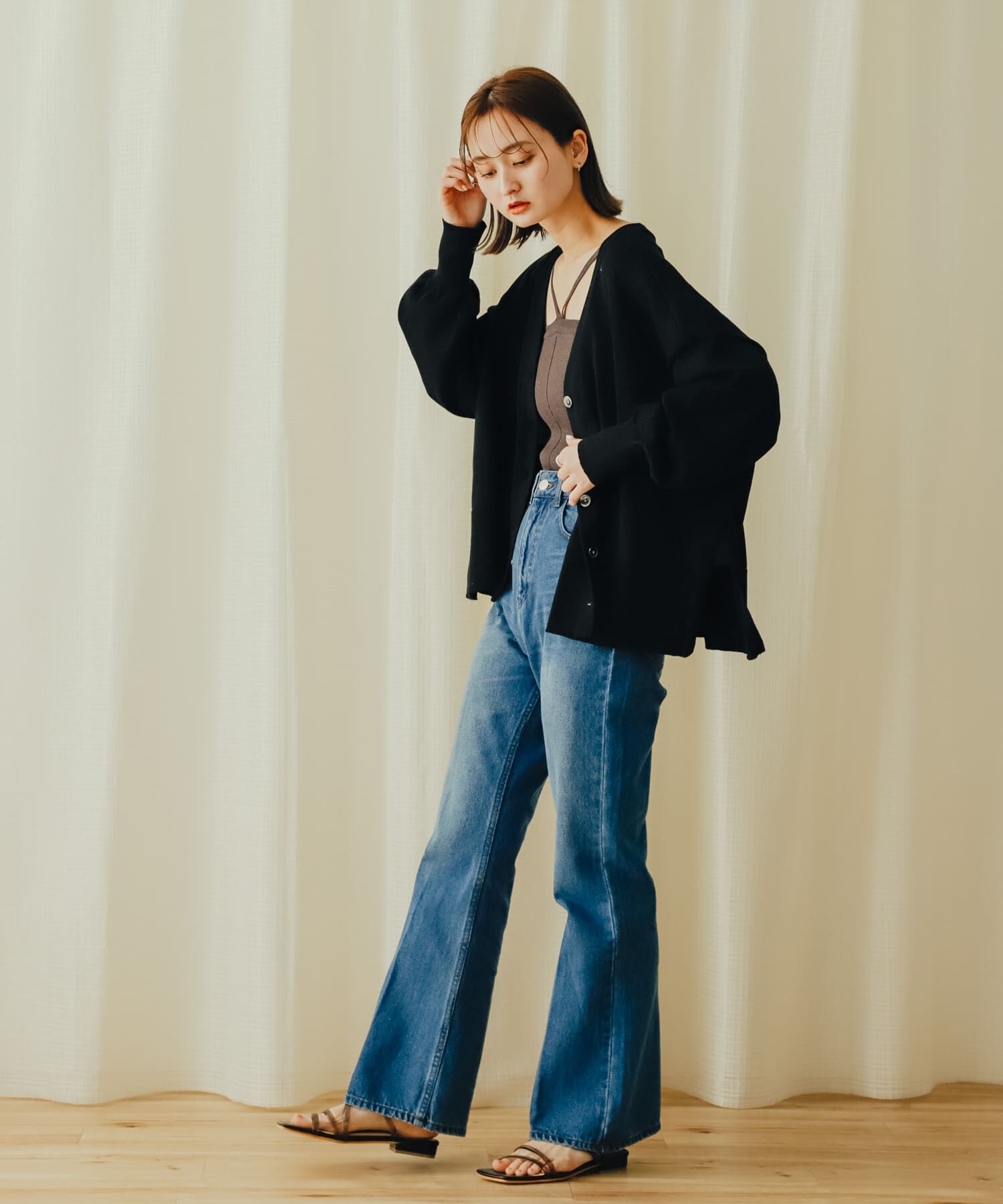 SENSE OF PLACE by URBAN RESEARCH「PVCアシメサンダル」|サンダル|