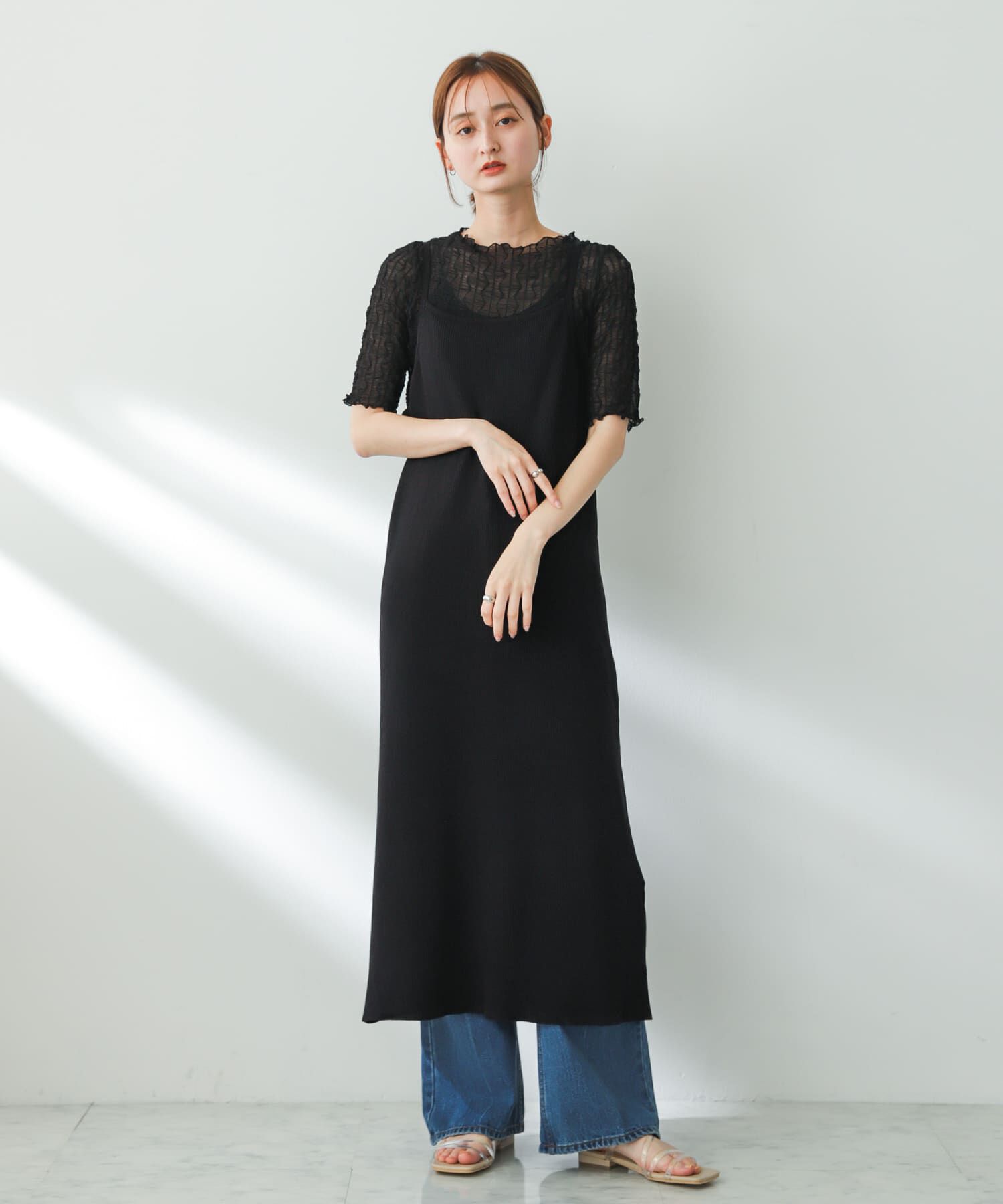 SENSE OF PLACE by URBAN RESEARCH「PVCアシメサンダル」|サンダル|