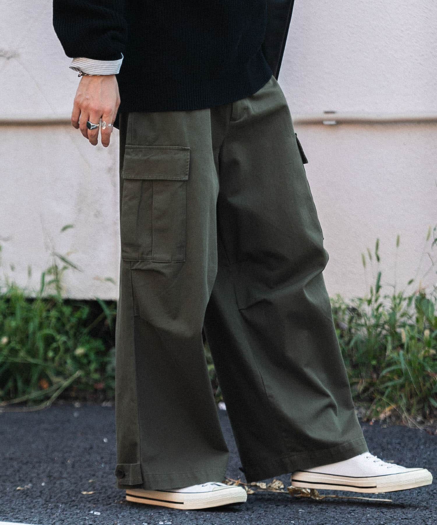 SENSE OF PLACE by URBAN RESEARCH「ウォッシュドカーゴワイドパンツ」|その他|