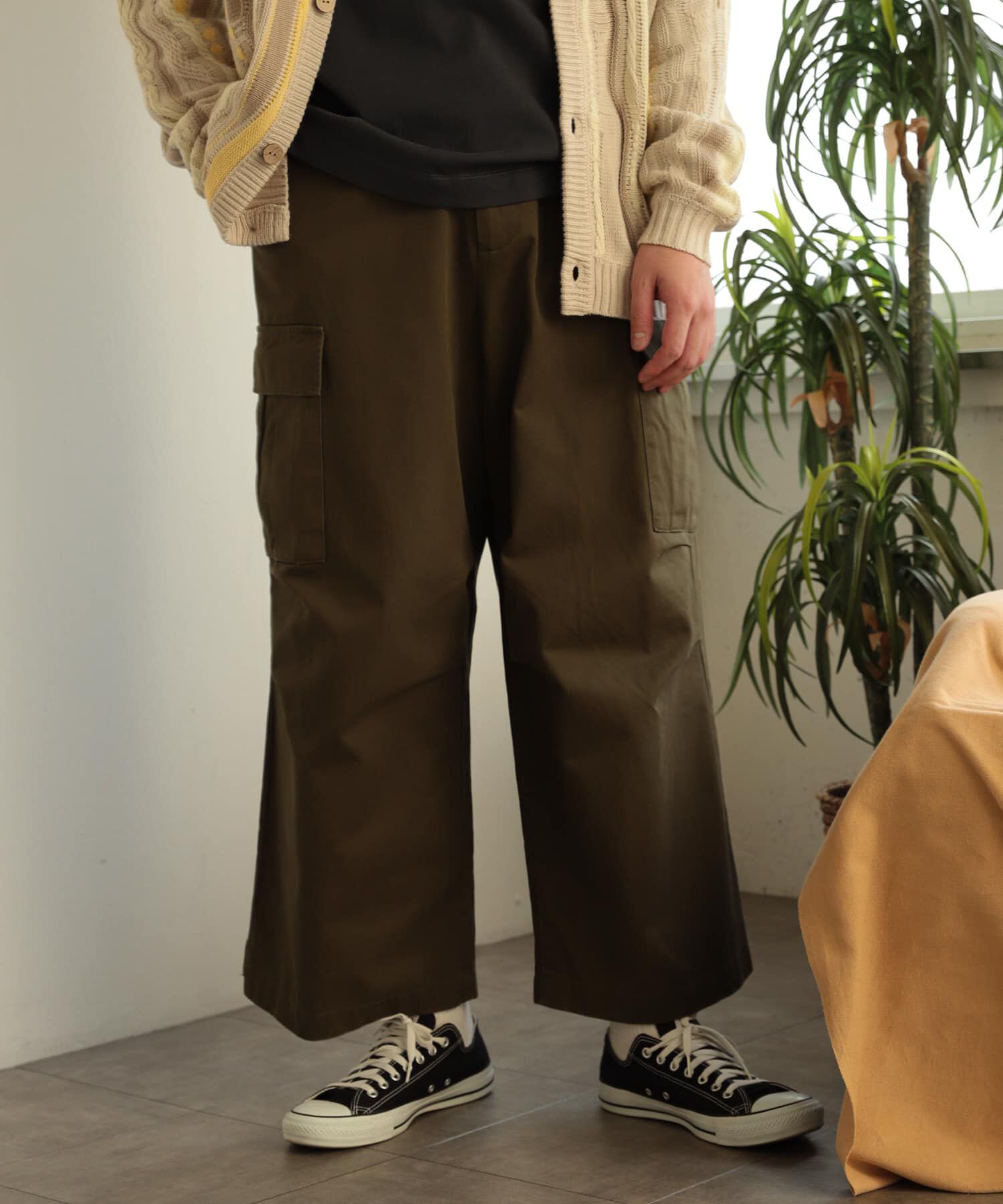 SENSE OF PLACE by URBAN RESEARCH「ウォッシュドカーゴワイドパンツ」|その他|