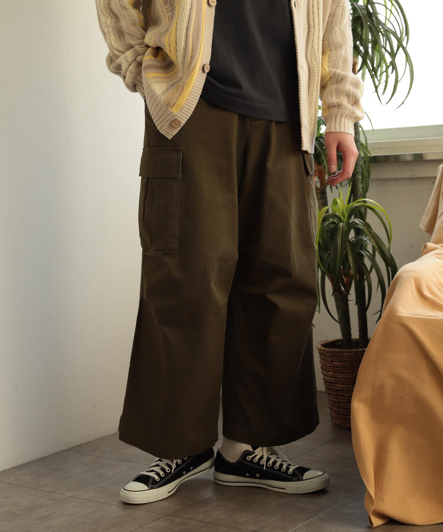SENSE OF PLACE by URBAN RESEARCH「ウォッシュドカーゴワイドパンツ」|その他|