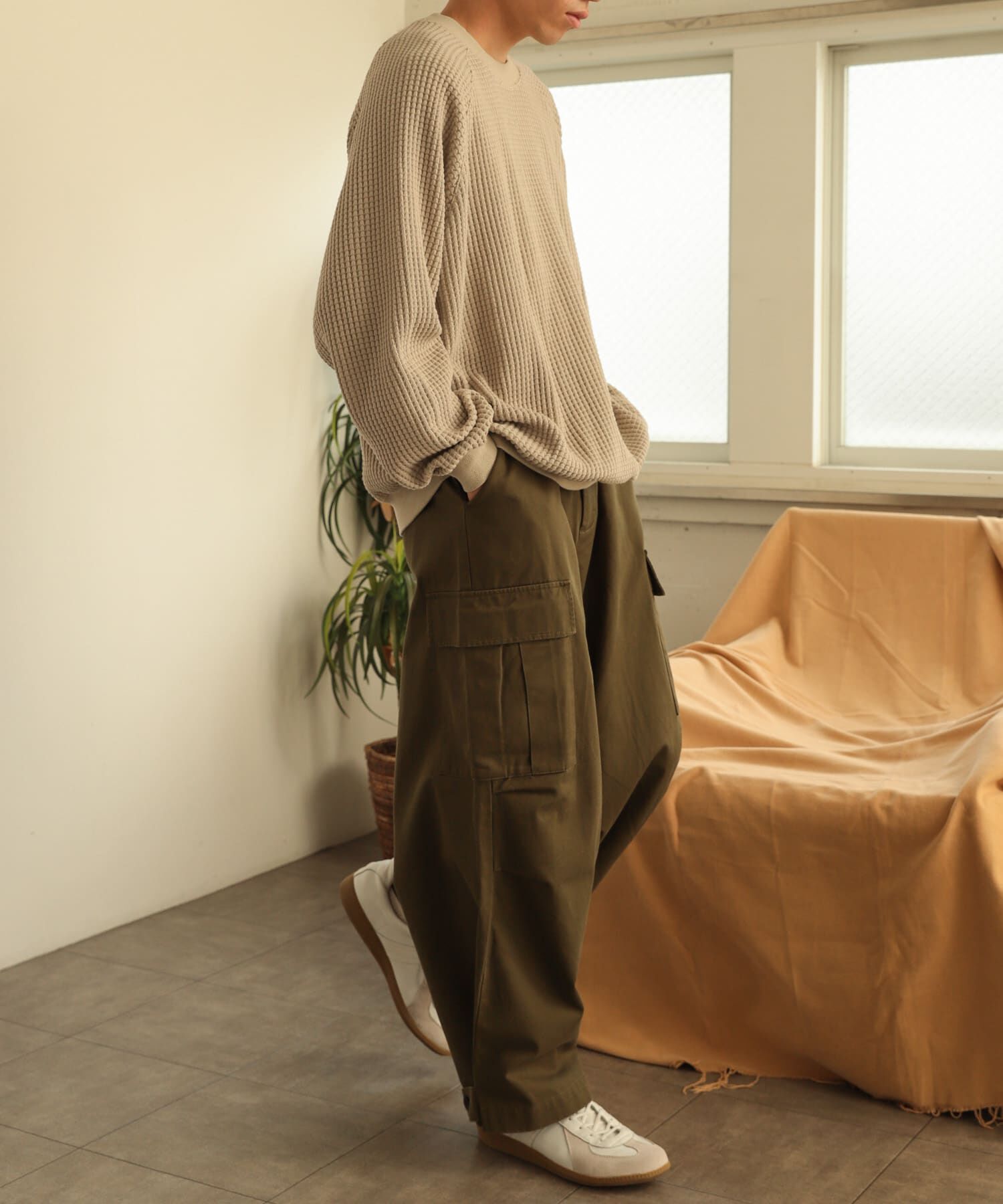 SENSE OF PLACE by URBAN RESEARCH「ウォッシュドカーゴワイドパンツ」|その他|