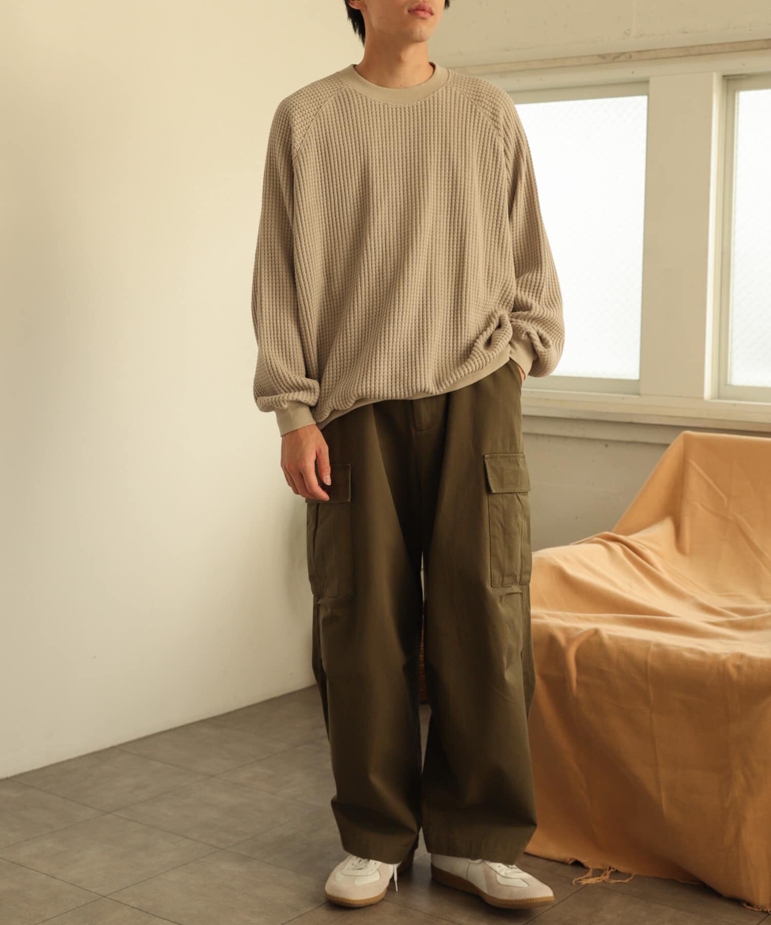 SENSE OF PLACE by URBAN RESEARCH「ウォッシュドカーゴワイドパンツ」|その他|