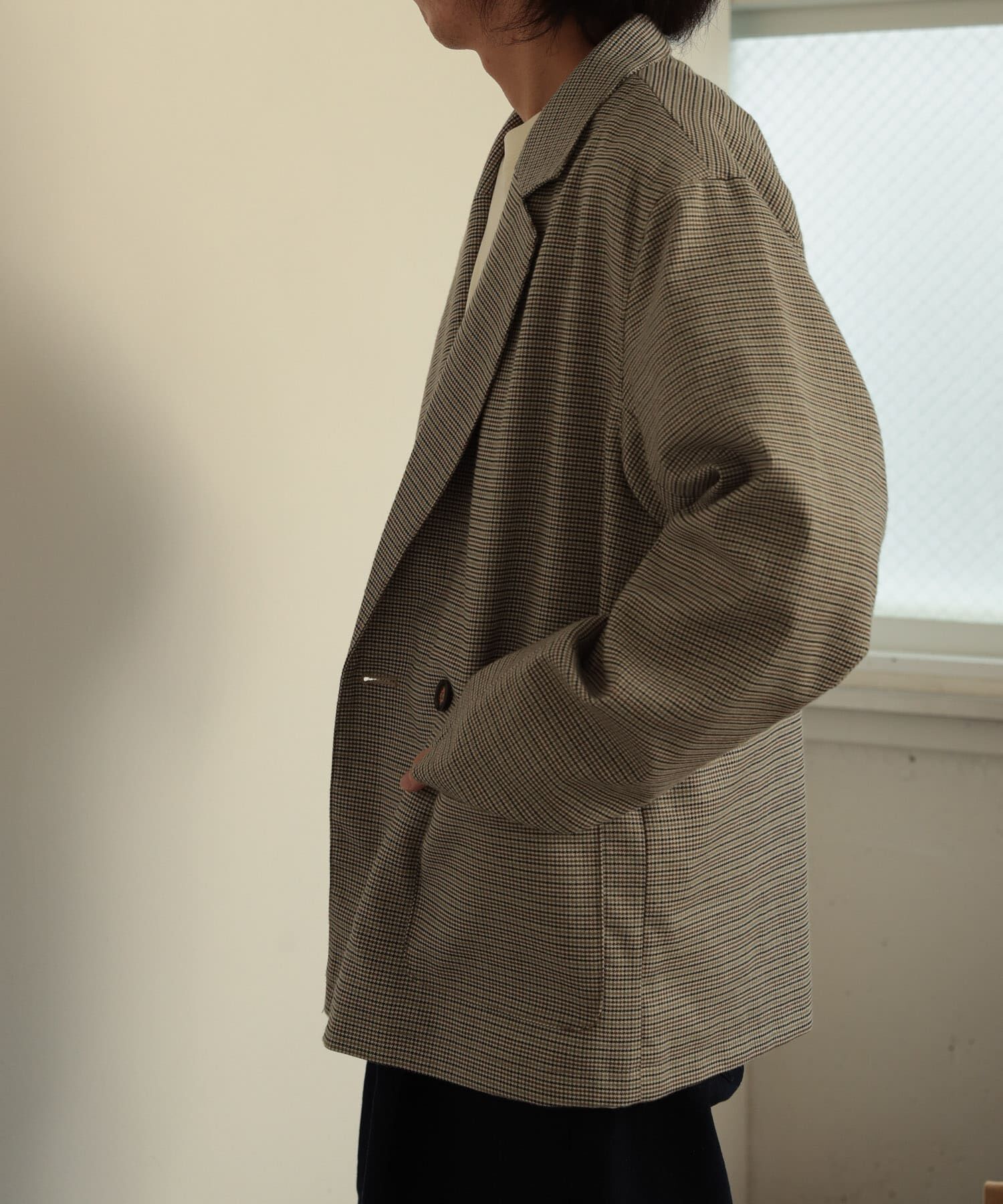 SENSE OF PLACE by URBAN RESEARCH「チェックダブルルーズジャケット」|その他|