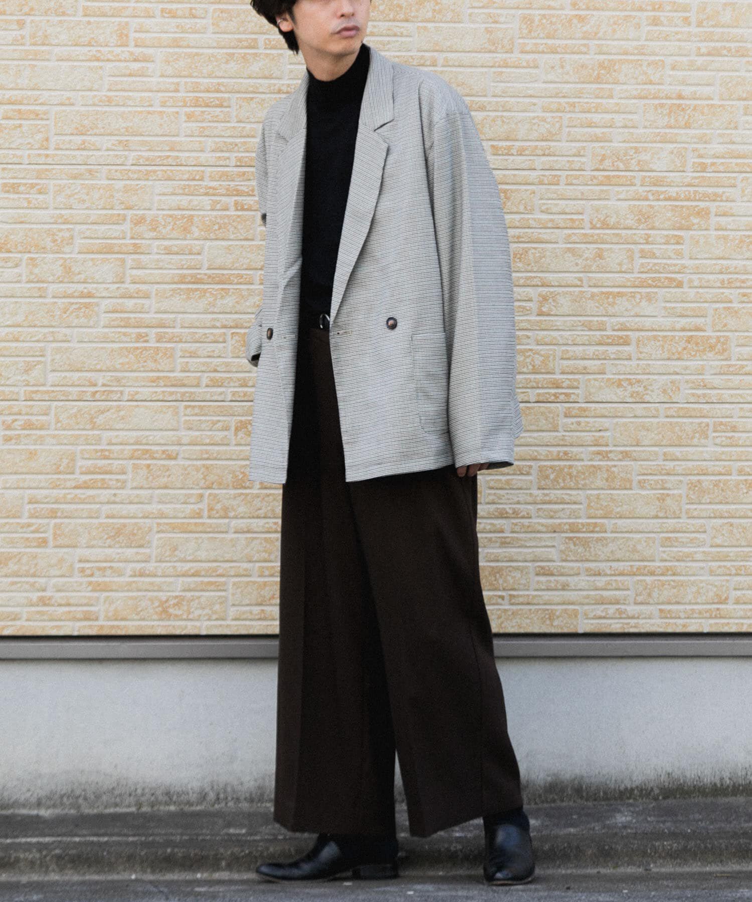 SENSE OF PLACE by URBAN RESEARCH「チェックダブルルーズジャケット」|その他|