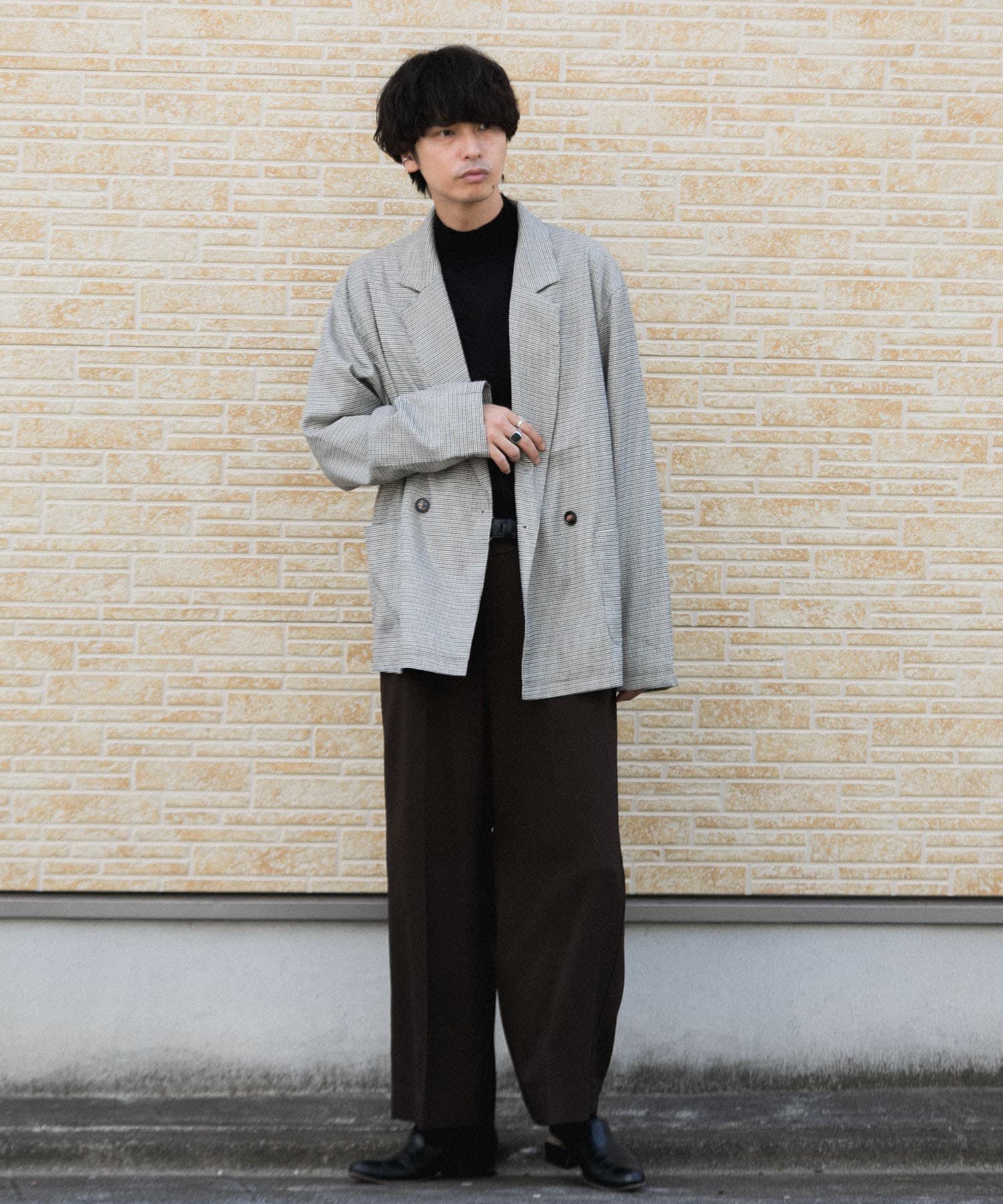 SENSE OF PLACE by URBAN RESEARCH「チェックダブルルーズジャケット」|その他|