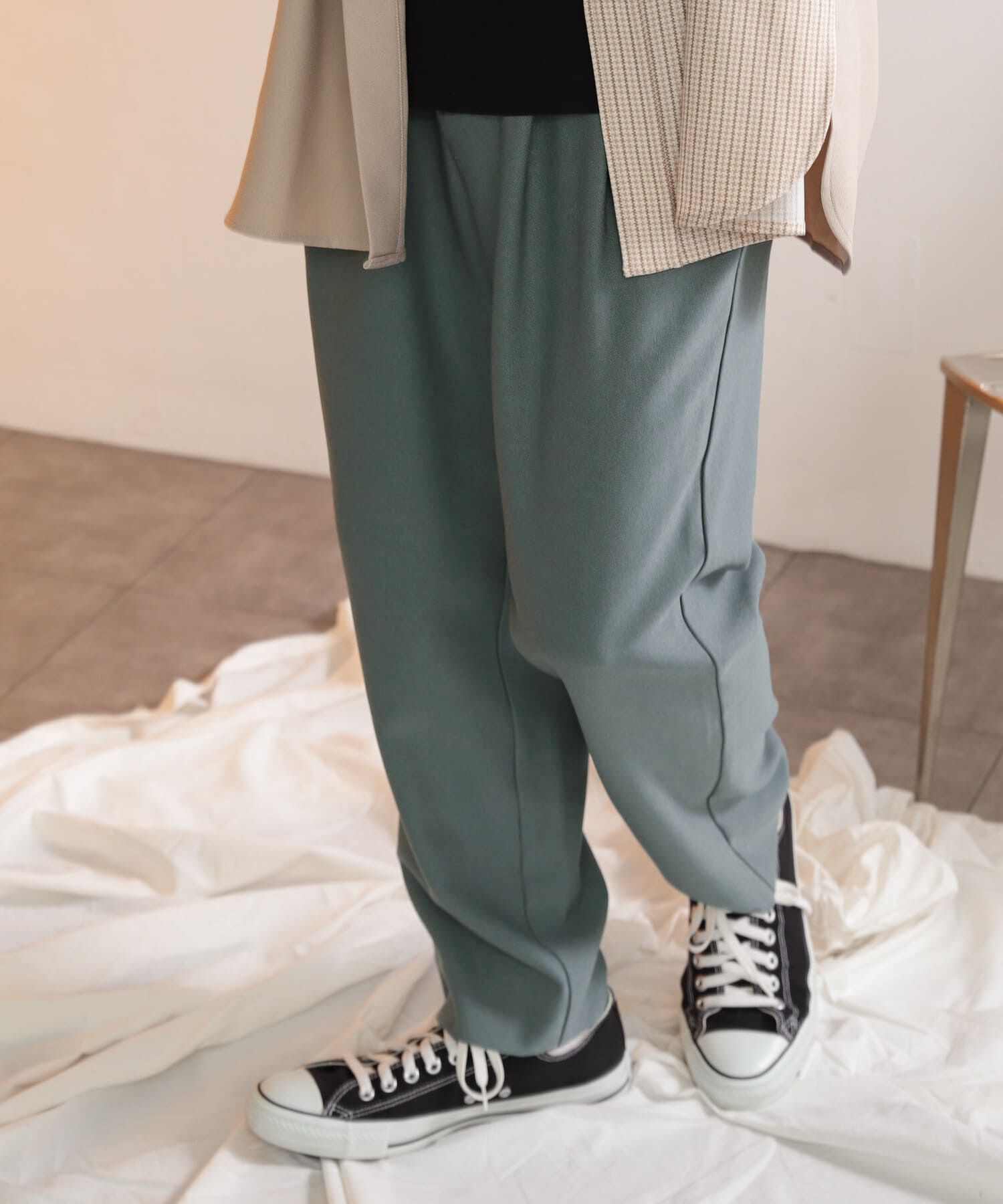 SENSE OF PLACE by URBAN RESEARCH「ウールライクダブルタックテーパードパンツ」|その他|