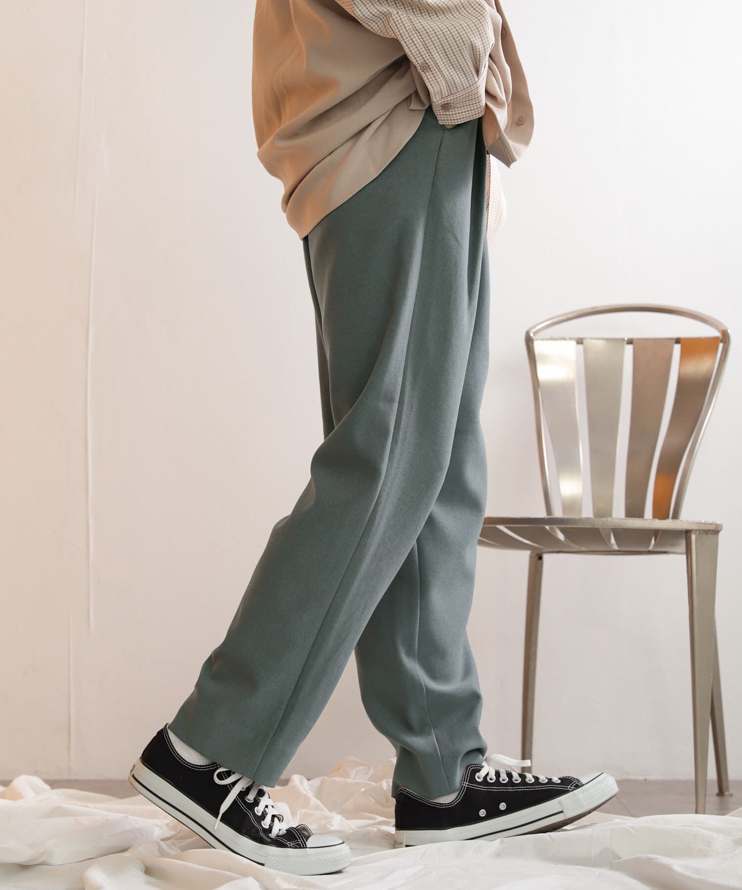 SENSE OF PLACE by URBAN RESEARCH「ウールライクダブルタックテーパードパンツ」|その他|