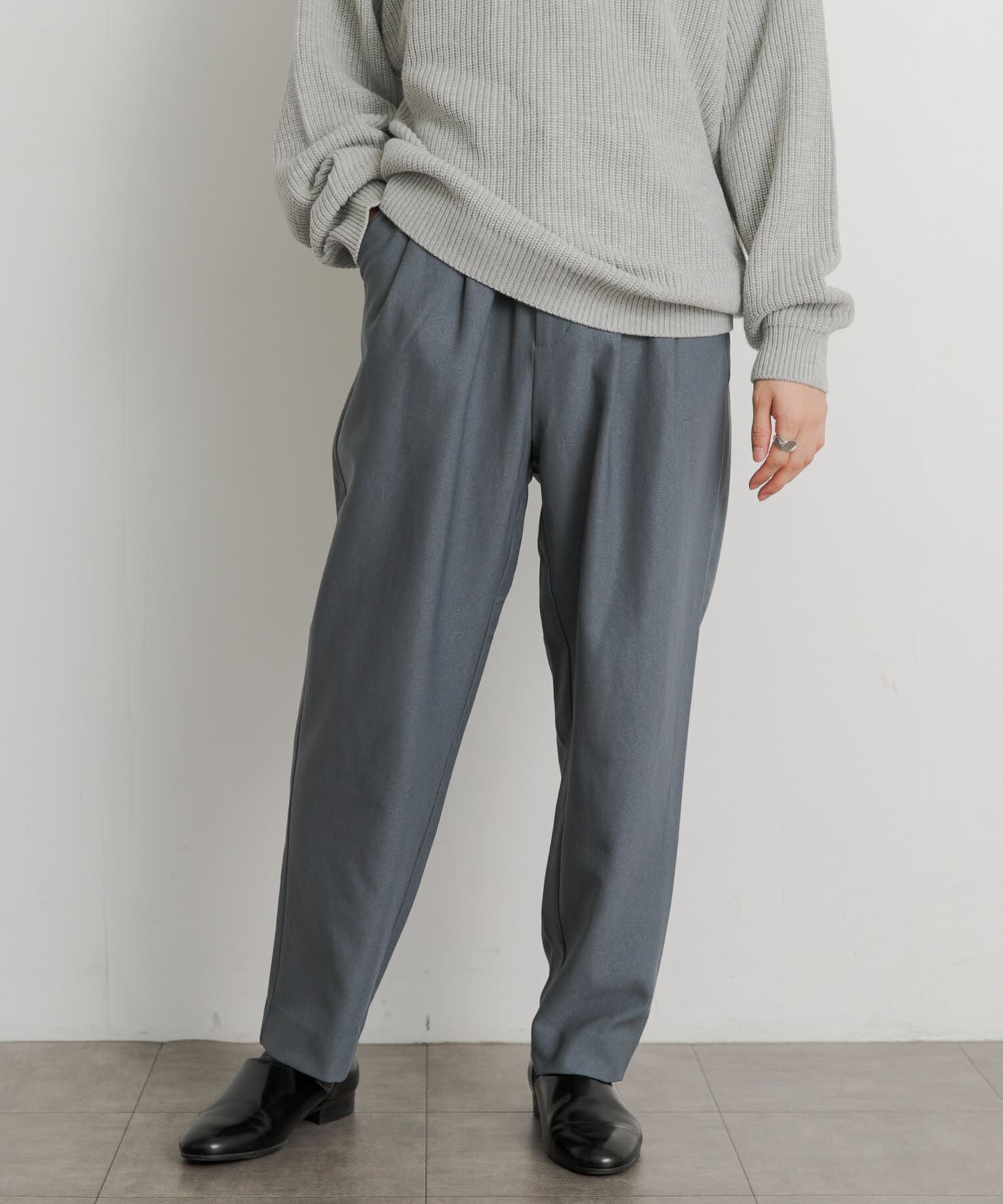 SENSE OF PLACE by URBAN RESEARCH「ウールライクダブルタックテーパードパンツ」|その他|