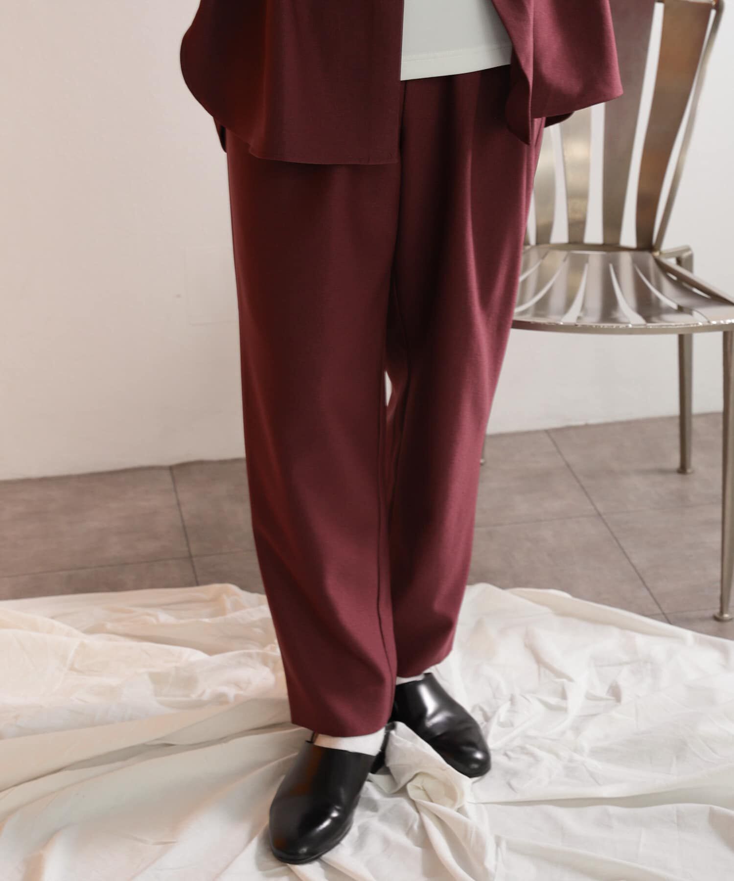 SENSE OF PLACE by URBAN RESEARCH「ウールライクダブルタックテーパードパンツ」|その他|